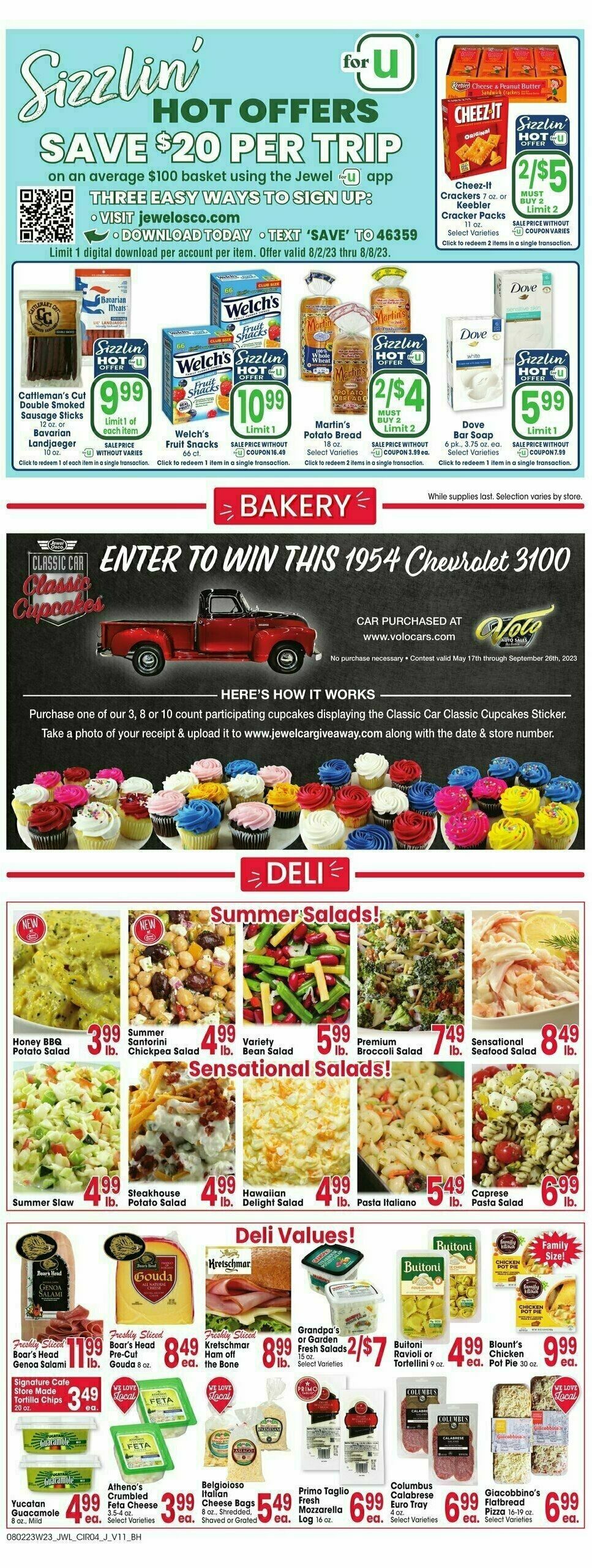 Jewel Osco Weekly Ad from August 2