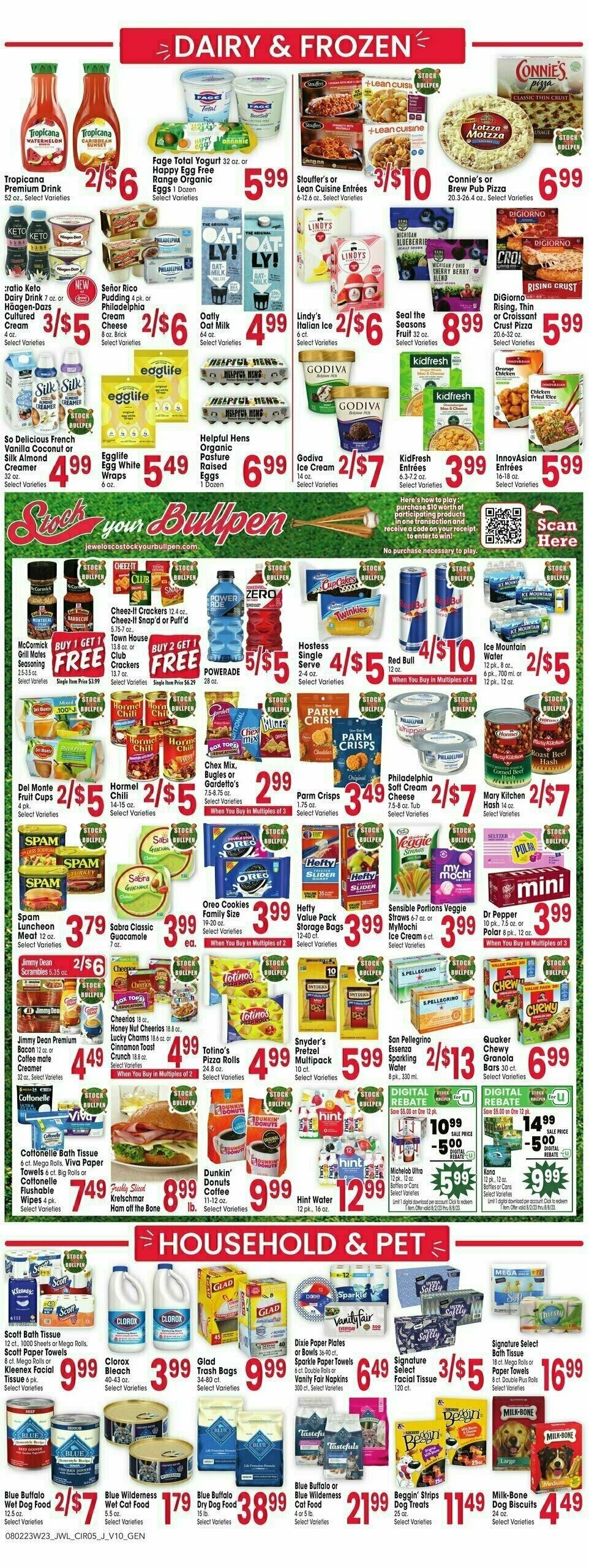 Jewel Osco Weekly Ad from August 2