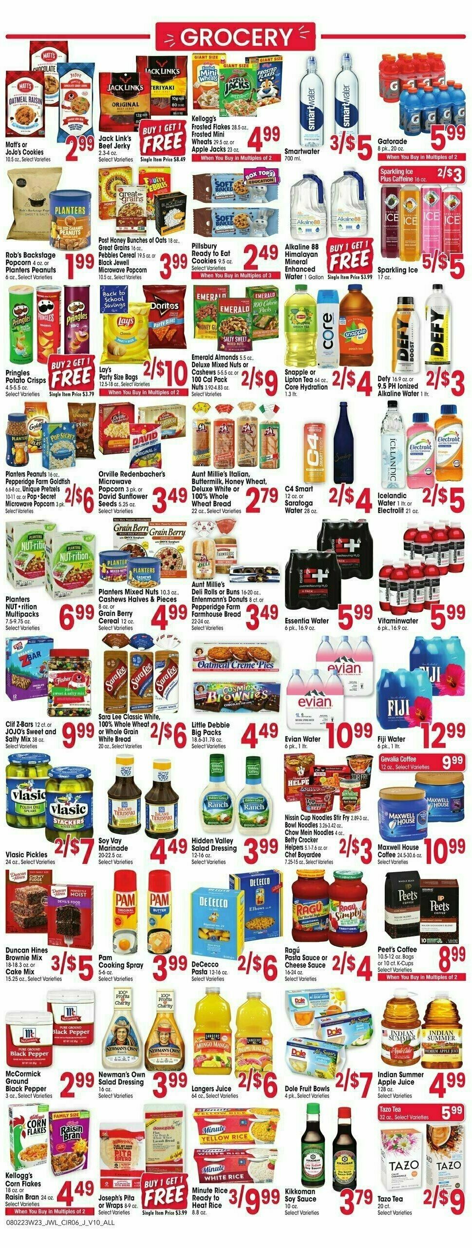 Jewel Osco Weekly Ad from August 2