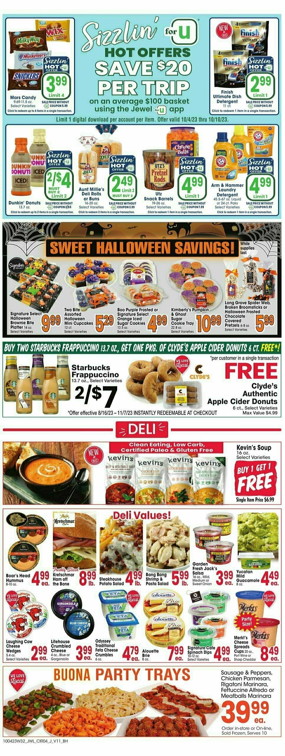 Jewel Osco Weekly Ad from October 4