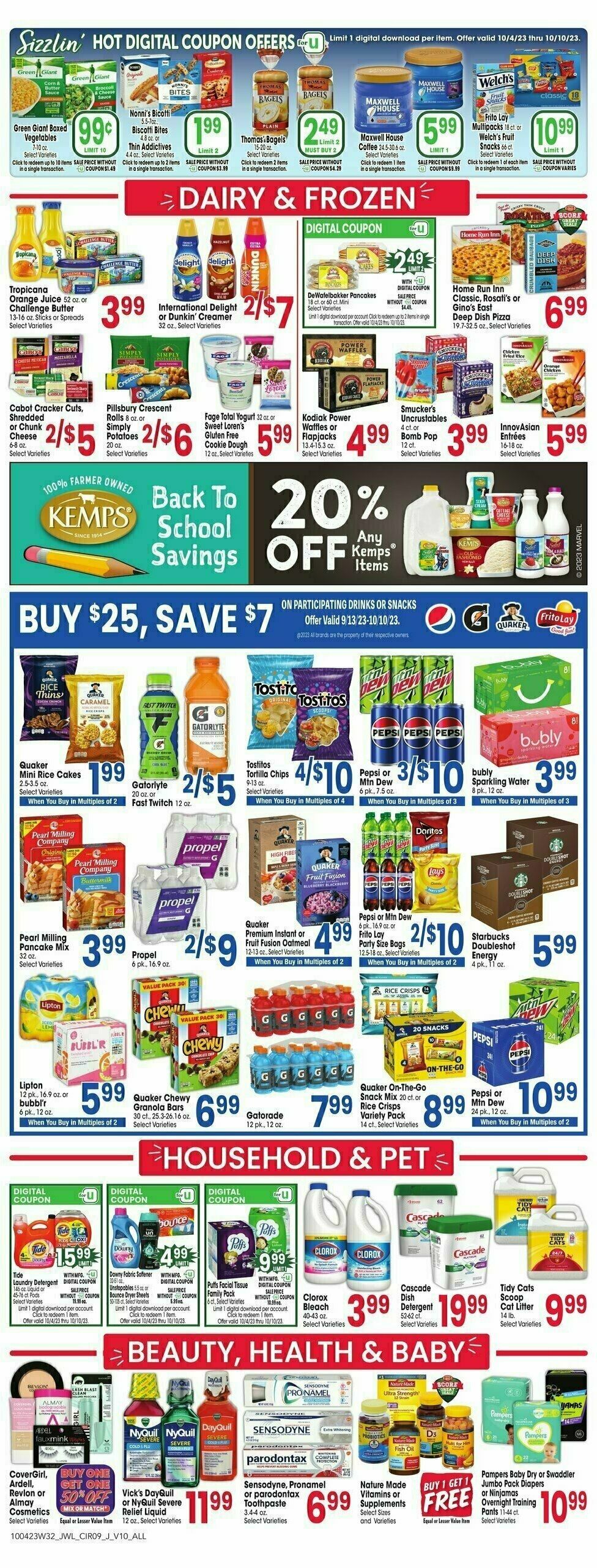 Jewel Osco Weekly Ad from October 4