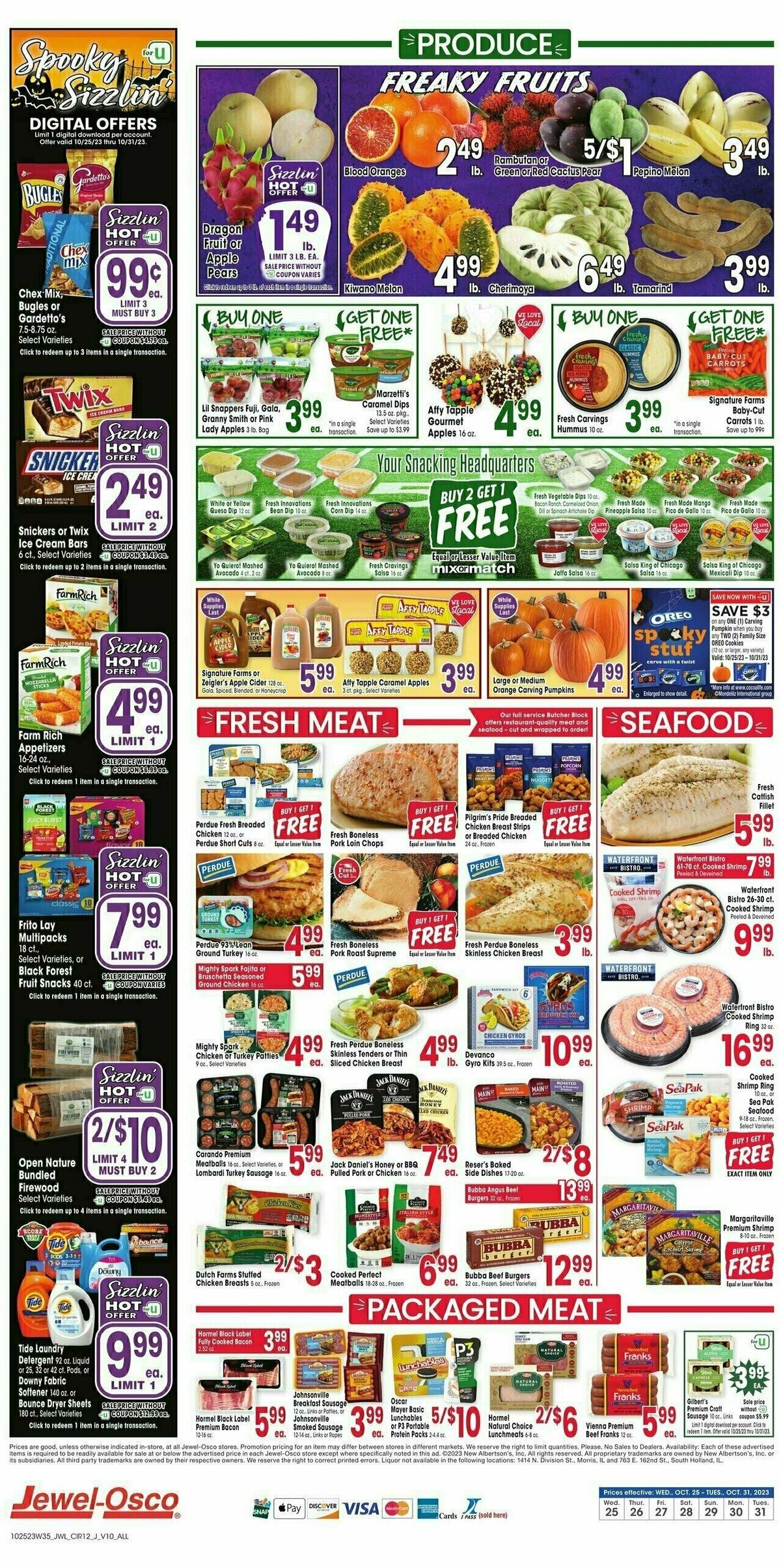 Jewel Osco Weekly Ad from October 25