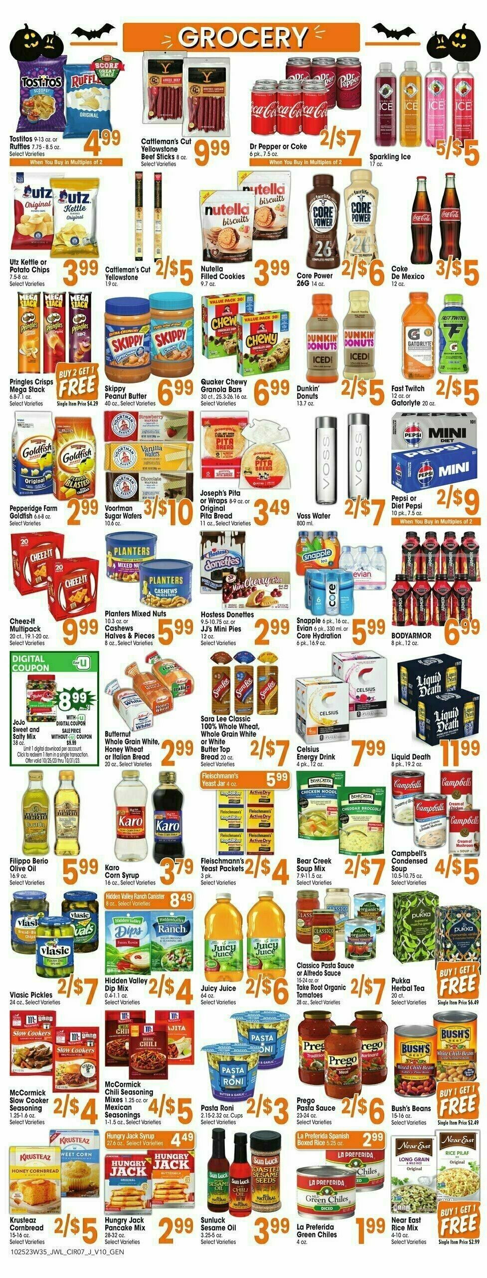 Jewel Osco Weekly Ad from October 25