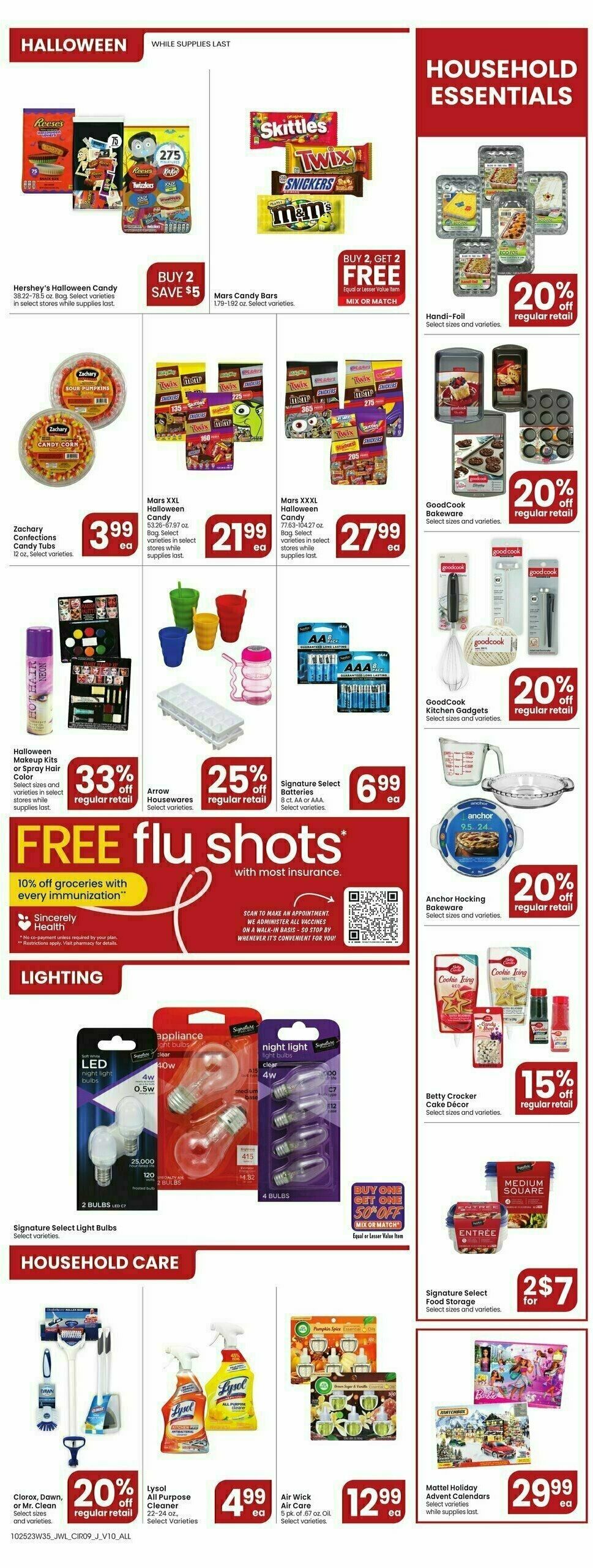 Jewel Osco Weekly Ad from October 25