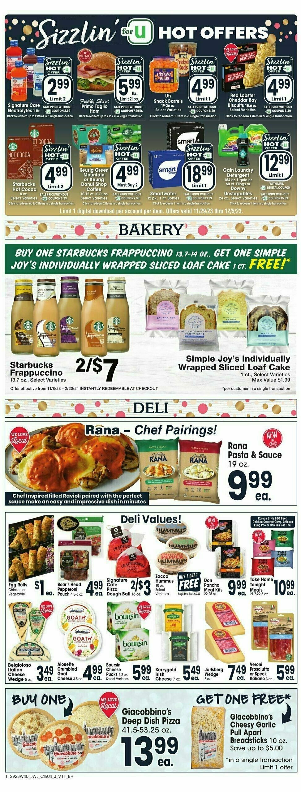 Jewel Osco Weekly Ad from November 29