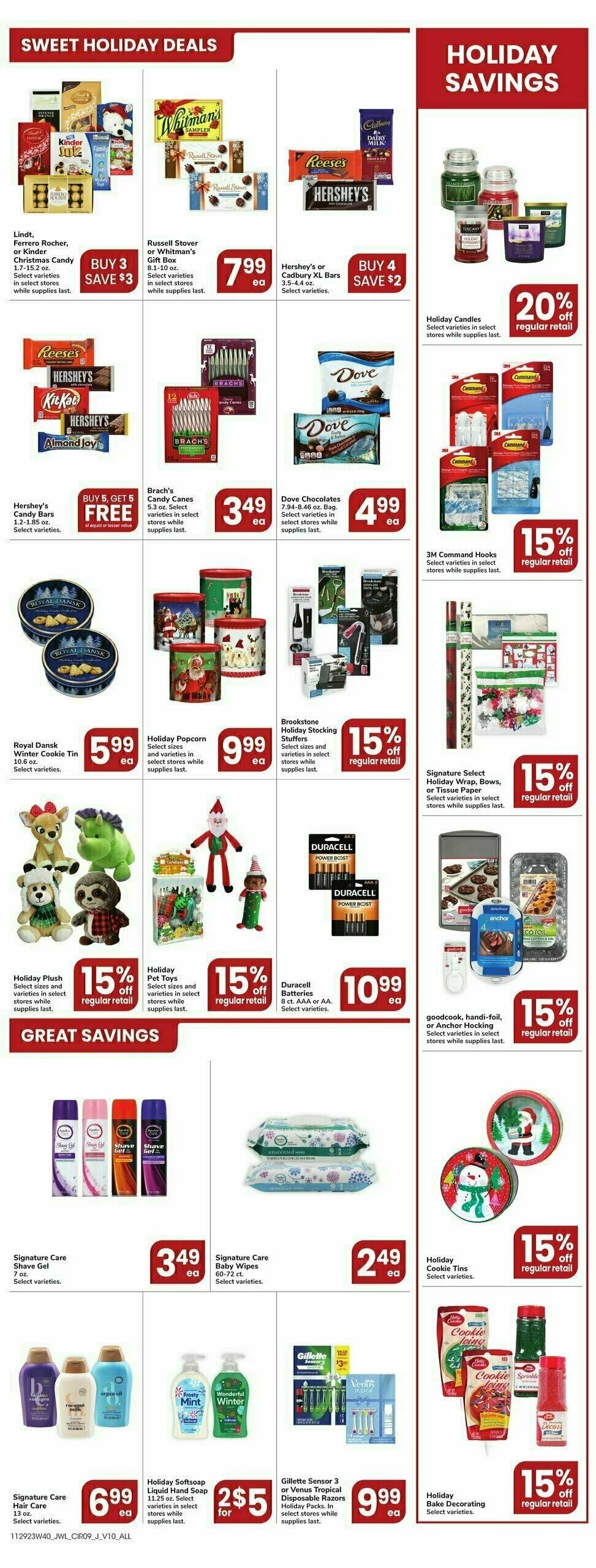 Jewel Osco Weekly Ad from November 29