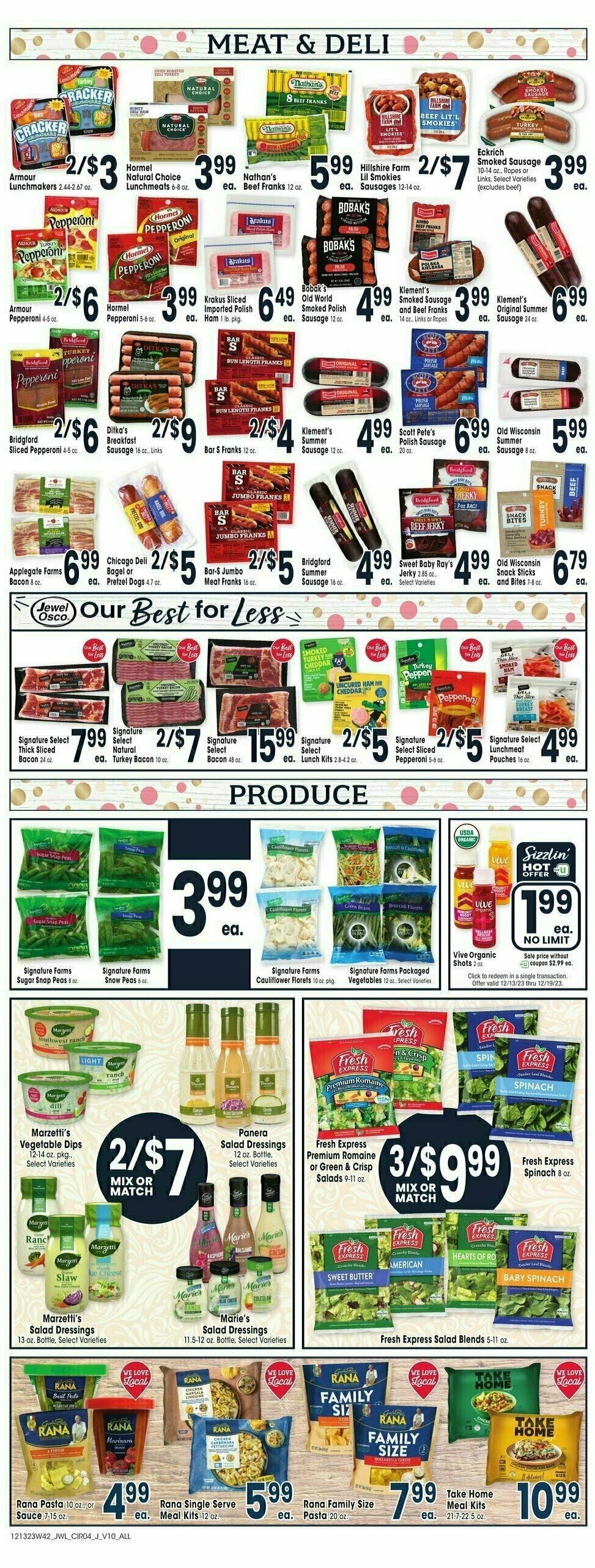 Jewel Osco Weekly Ad from December 13