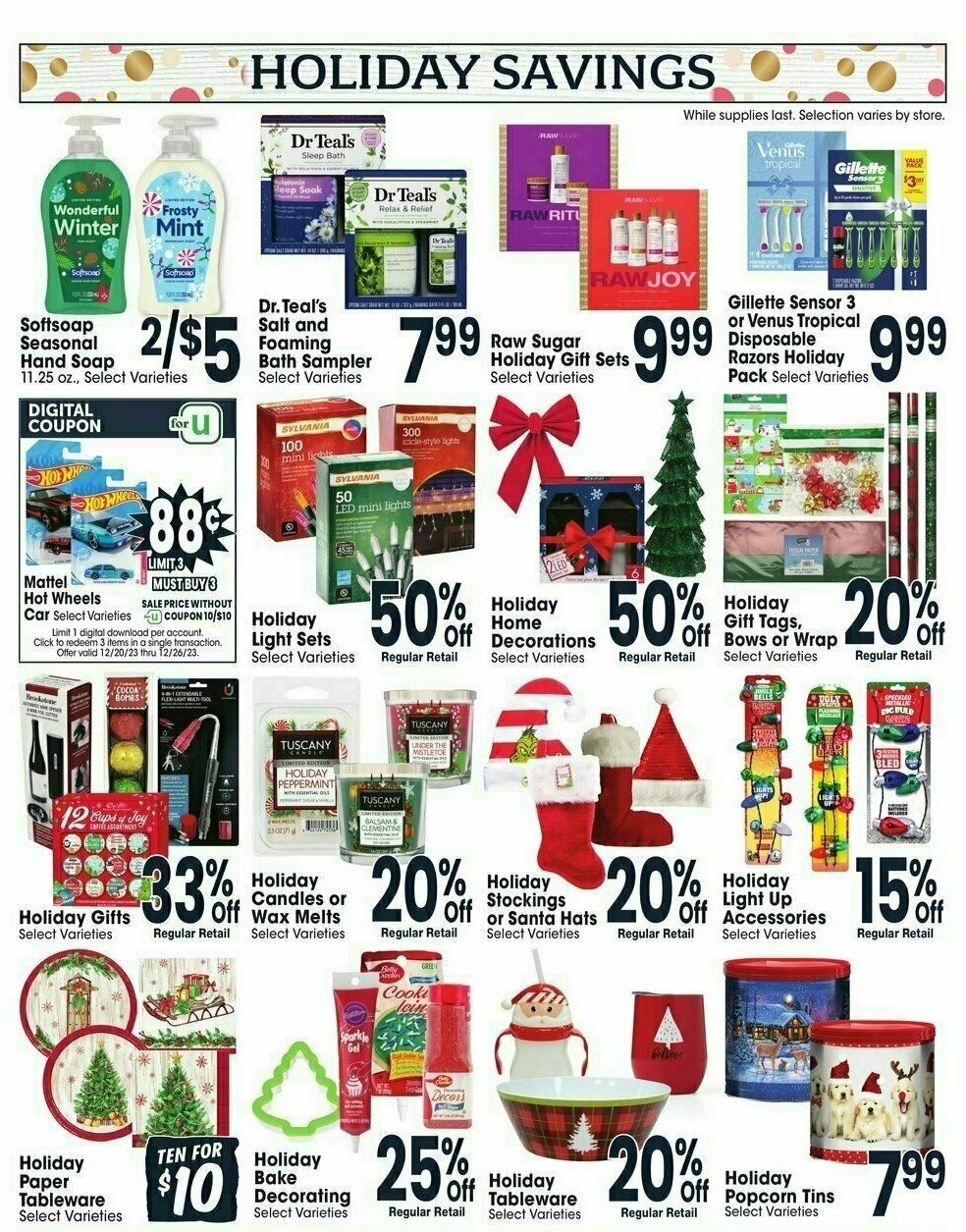 Jewel Osco Weekly Ad from December 20