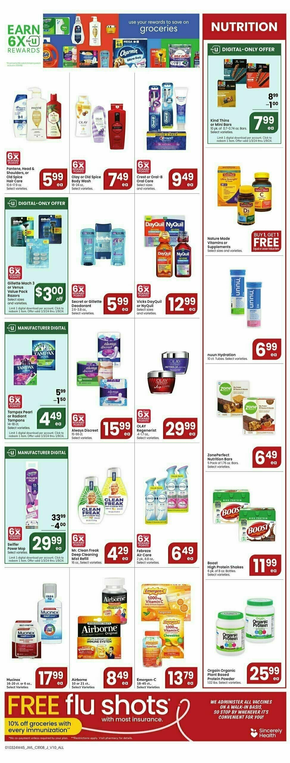 Jewel Osco Weekly Ad from January 3