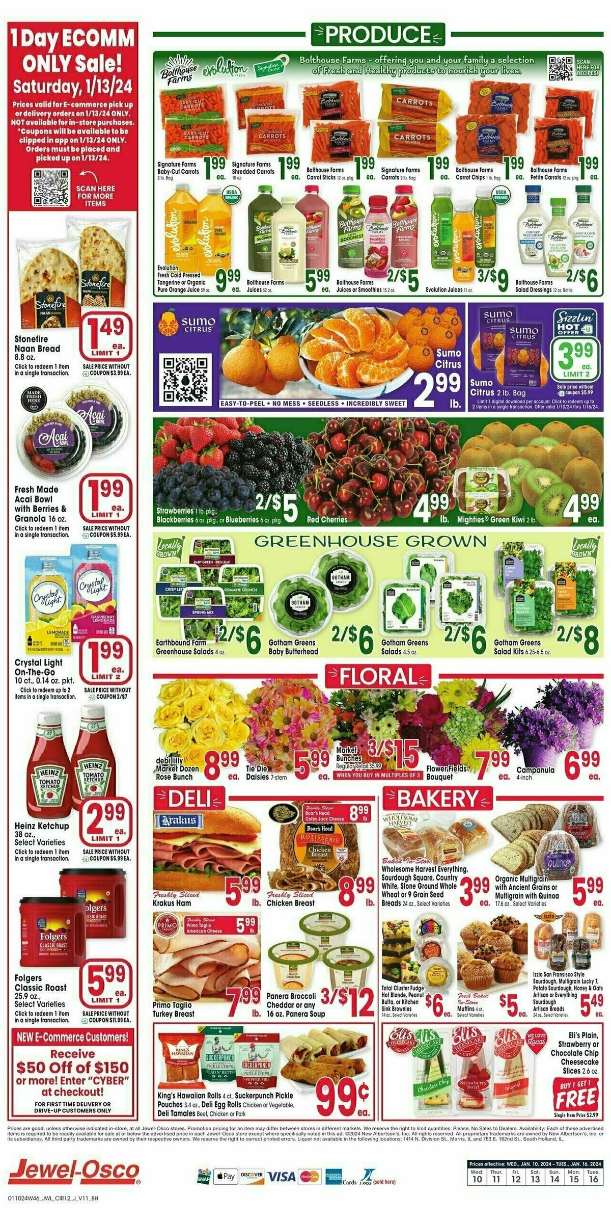 Jewel Osco Weekly Ad from January 10