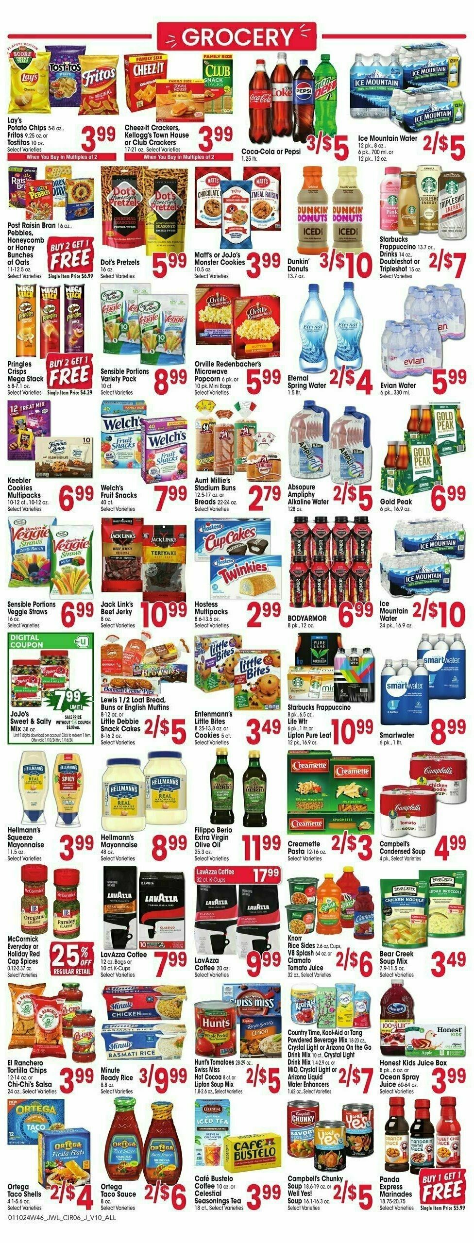 Jewel Osco Weekly Ad from January 10