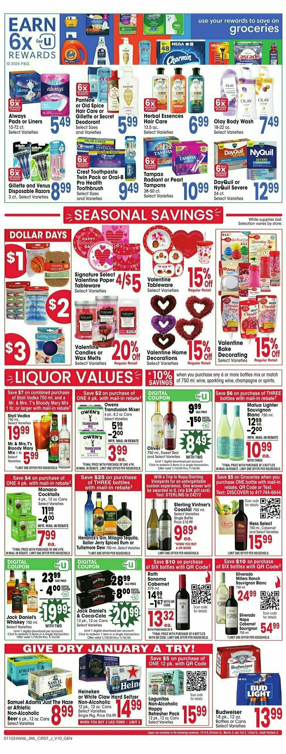 Jewel Osco Weekly Ad from January 10