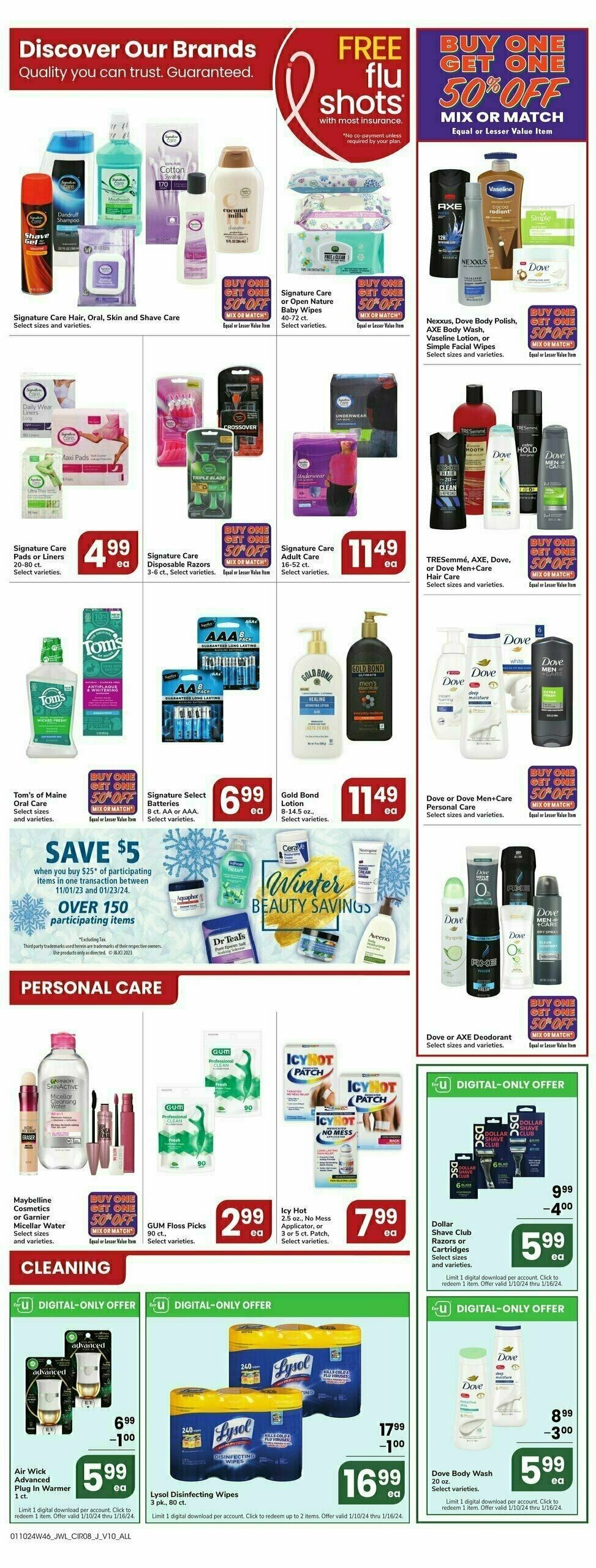 Jewel Osco Weekly Ad from January 10