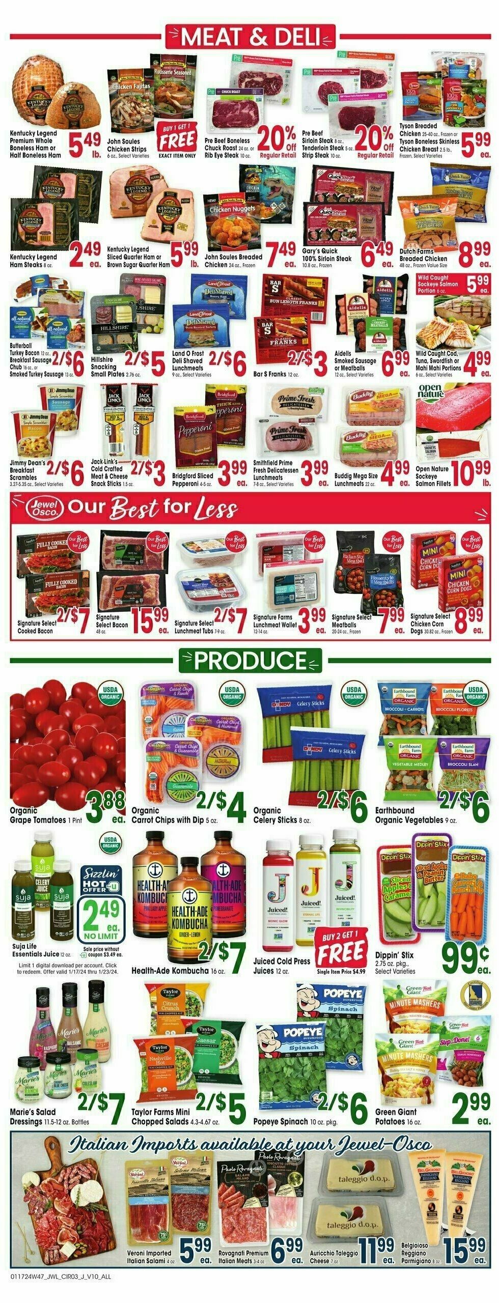 Jewel Osco Weekly Ad from January 17