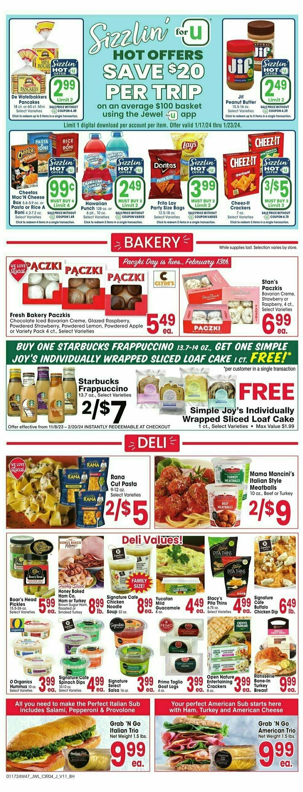 Jewel Osco Weekly Ad from January 17