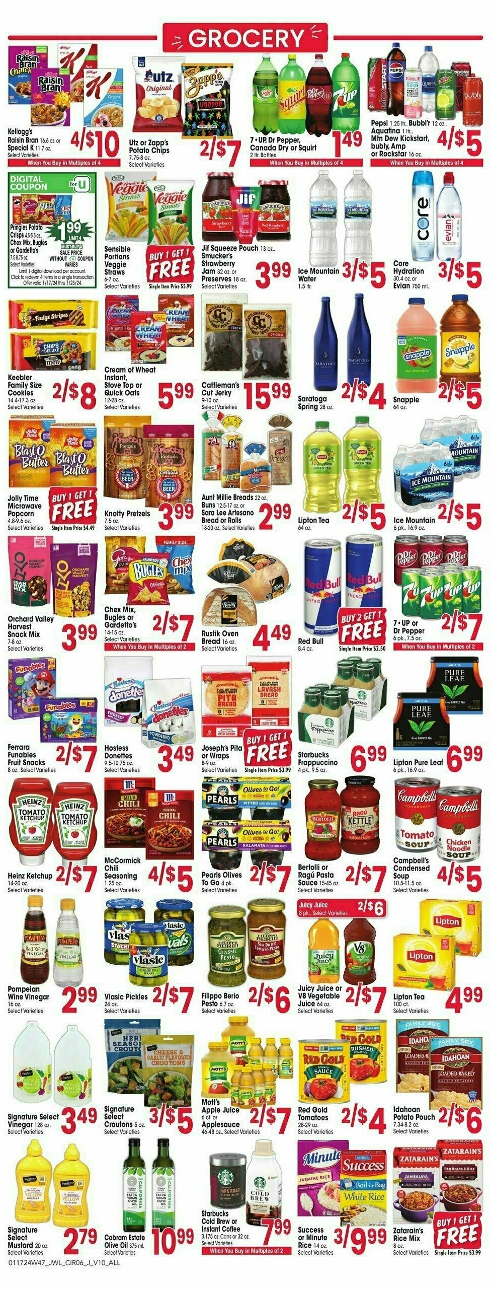 Jewel Osco Weekly Ad from January 17