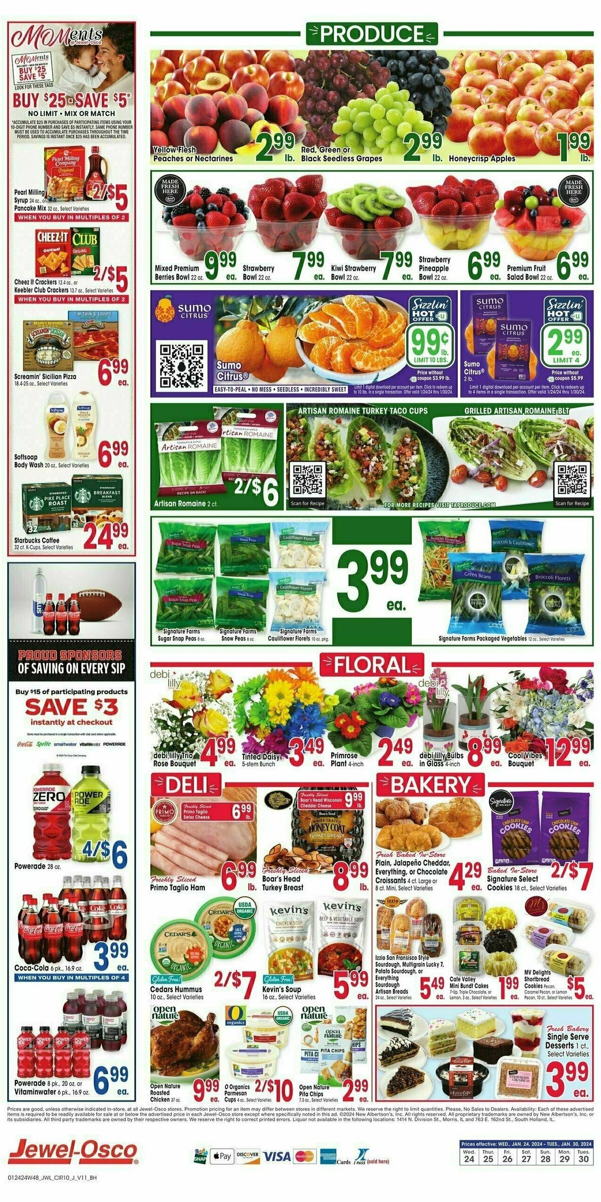 Jewel Osco Weekly Ad from January 24