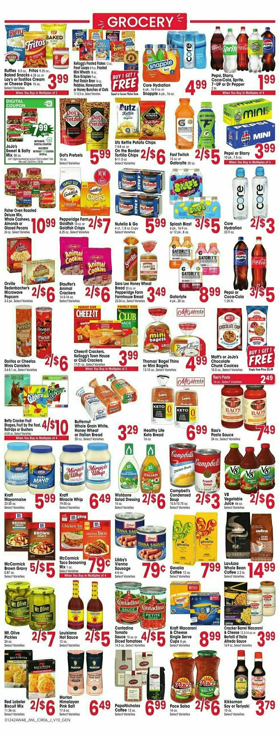 Jewel Osco Weekly Ad from January 24