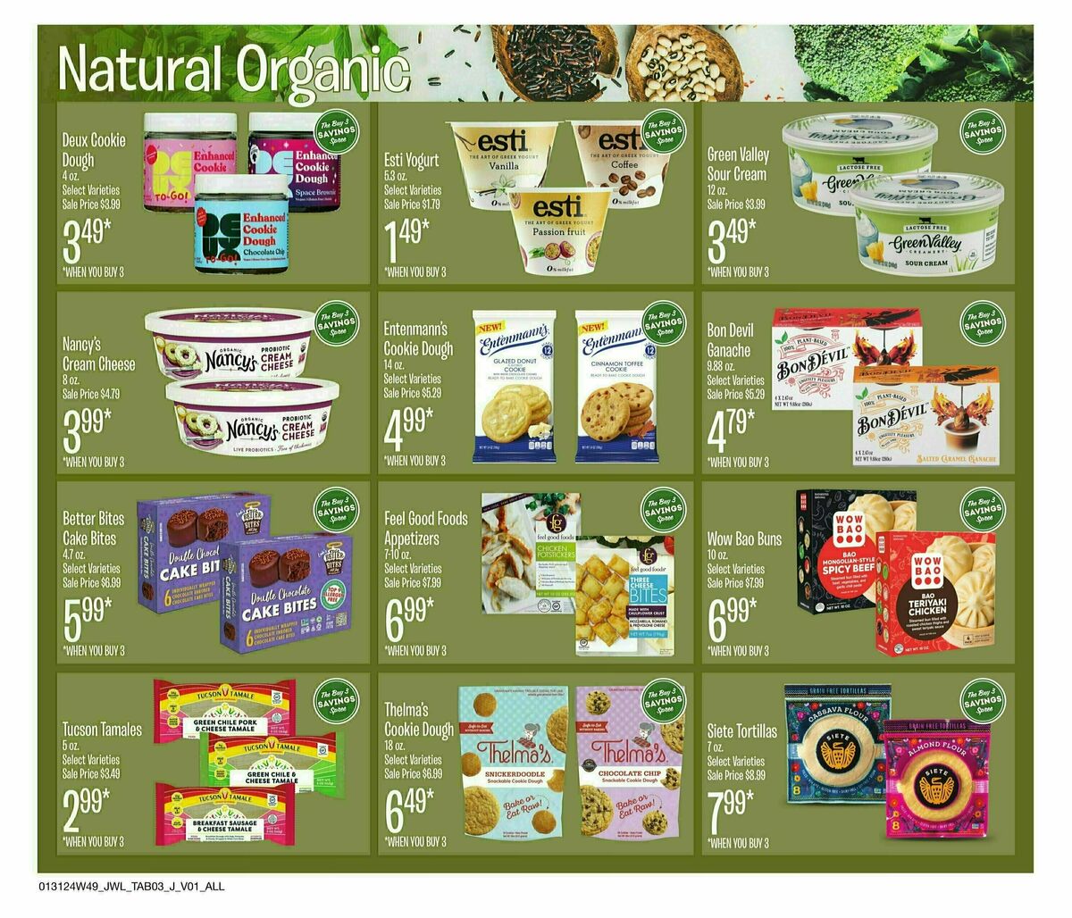 Jewel Osco Natural & Organics Weekly Ad from January 29