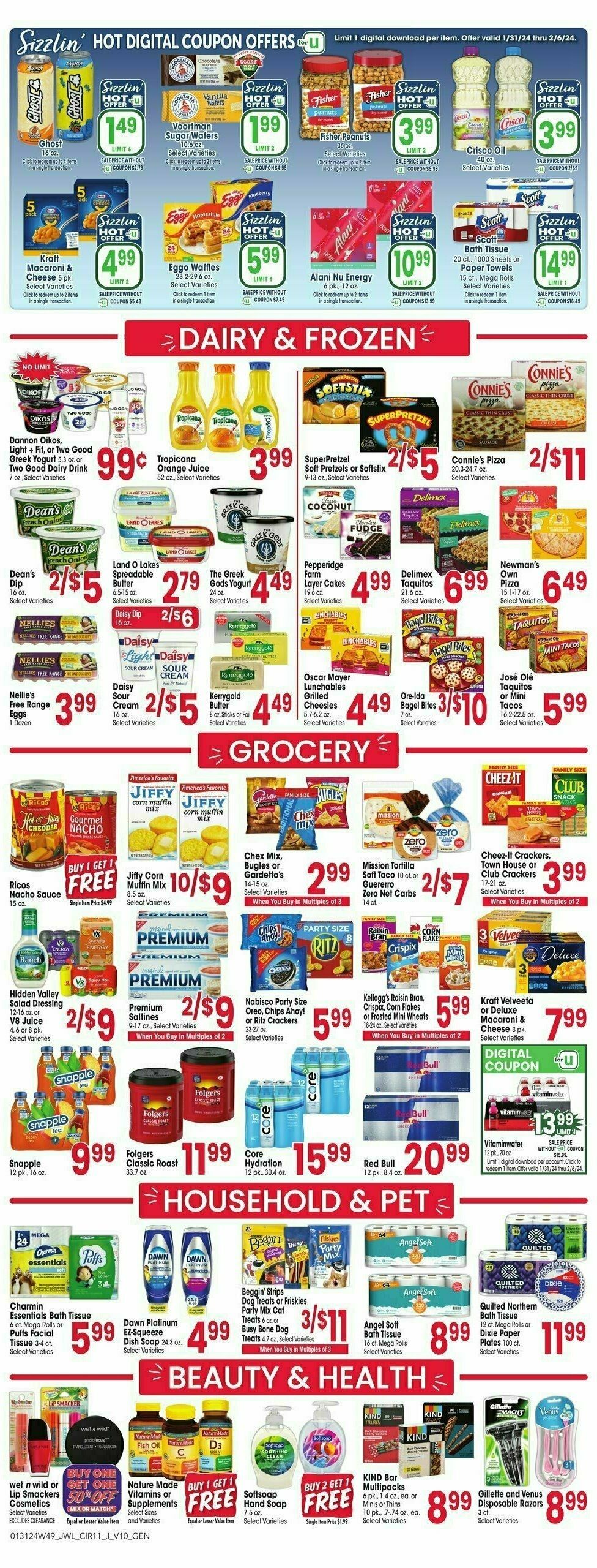 Jewel Osco Weekly Ad from January 31