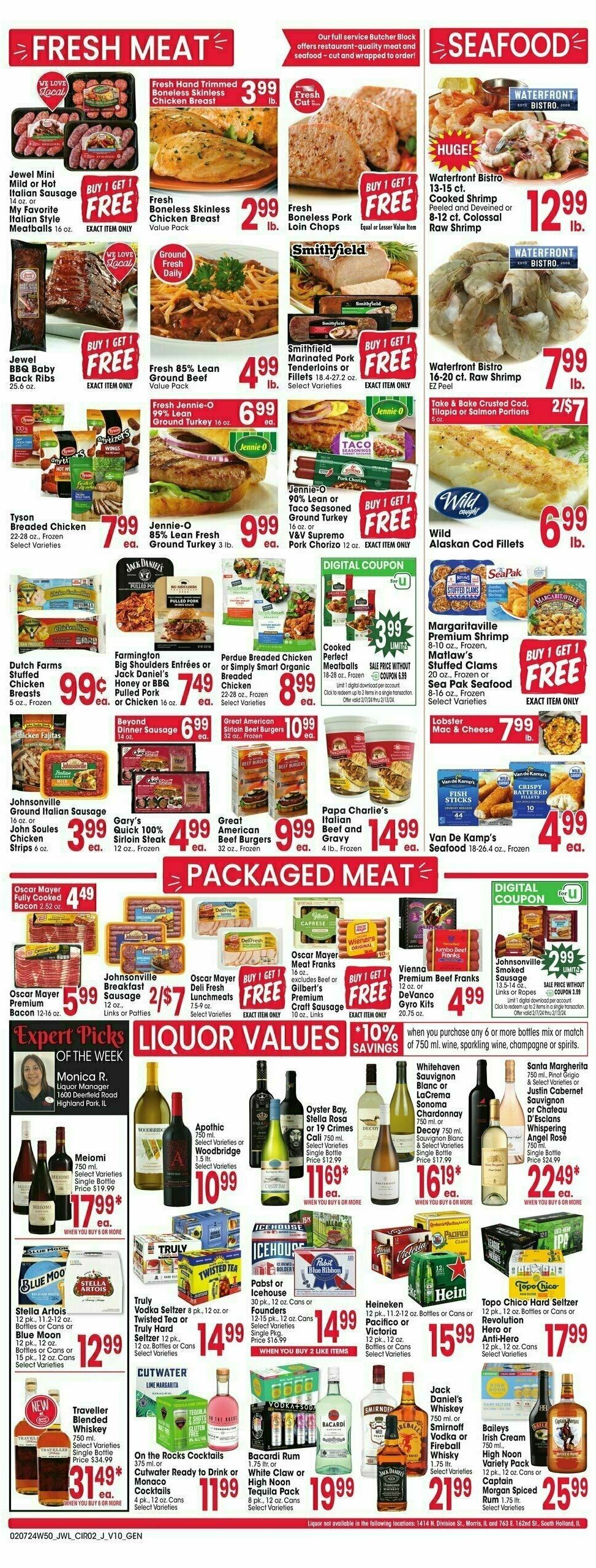 Jewel Osco Weekly Ad from February 7