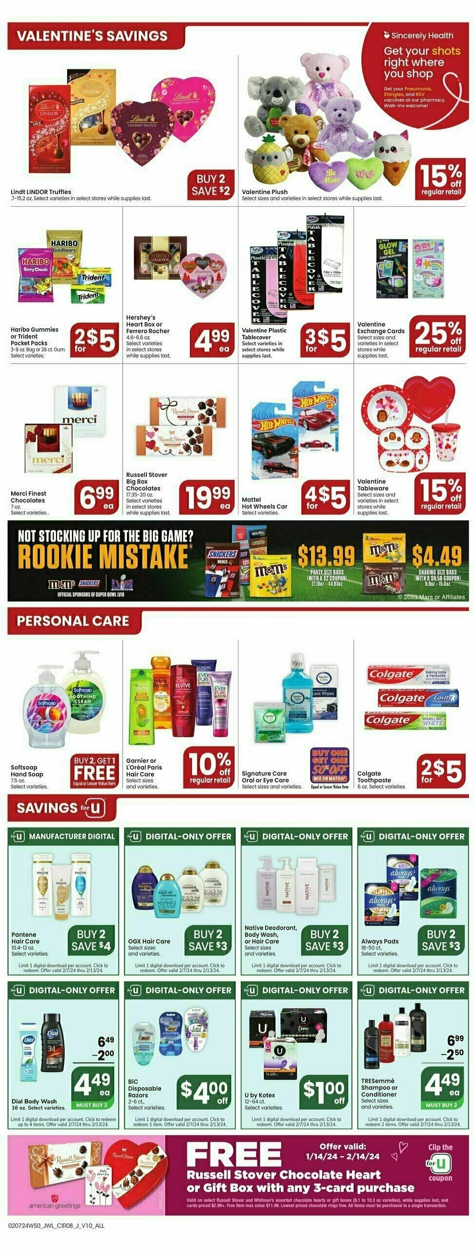 Jewel Osco Weekly Ad from February 7