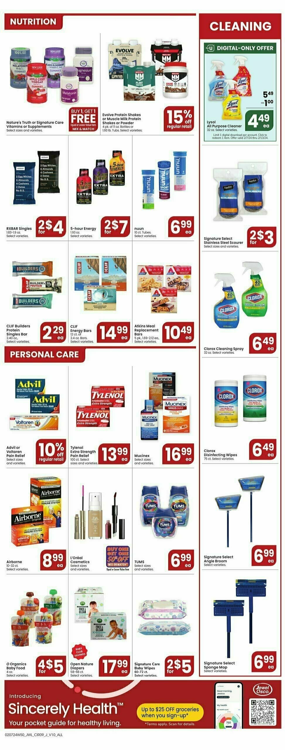 Jewel Osco Weekly Ad from February 7