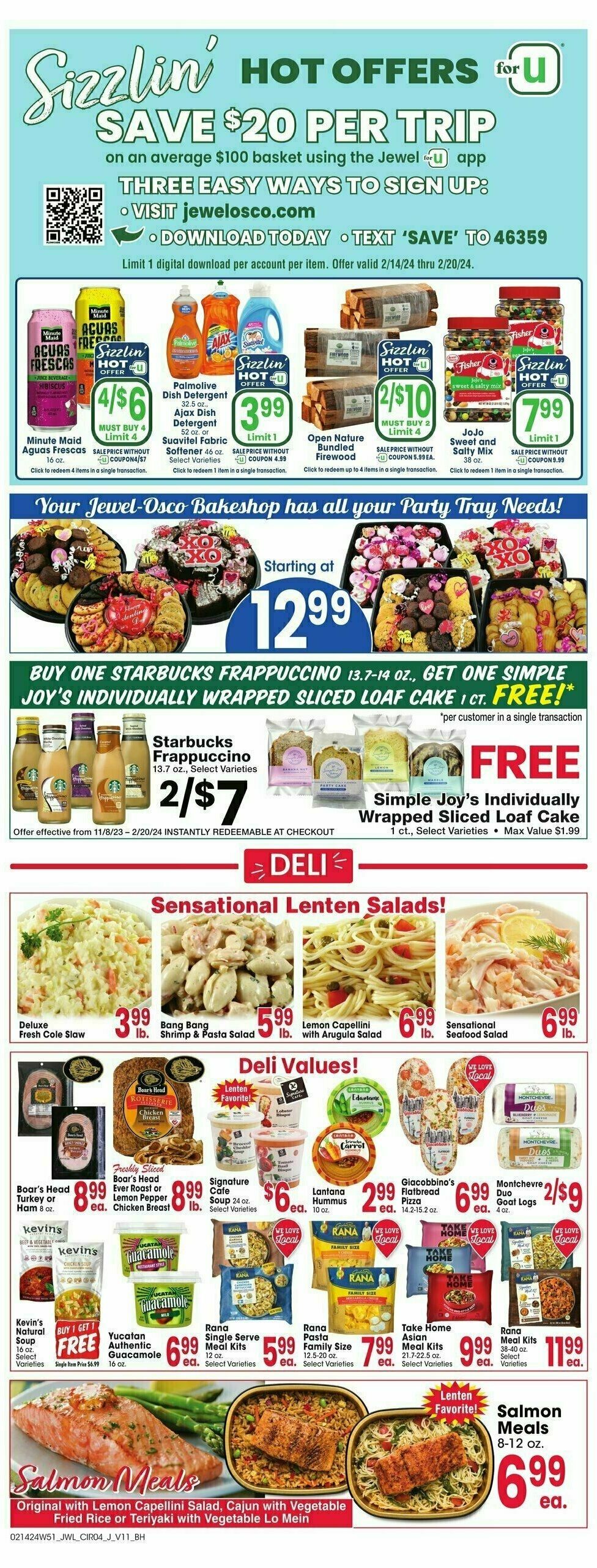 Jewel Osco Weekly Ad from February 14