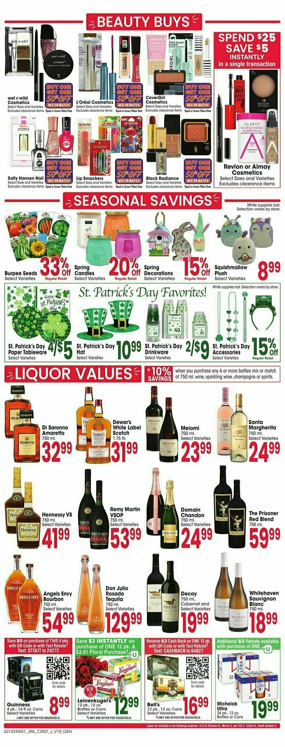 Jewel Osco Weekly Ad from February 14