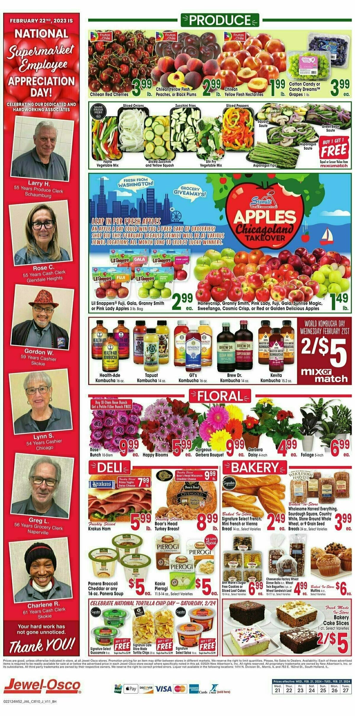 Jewel Osco Weekly Ad from February 21