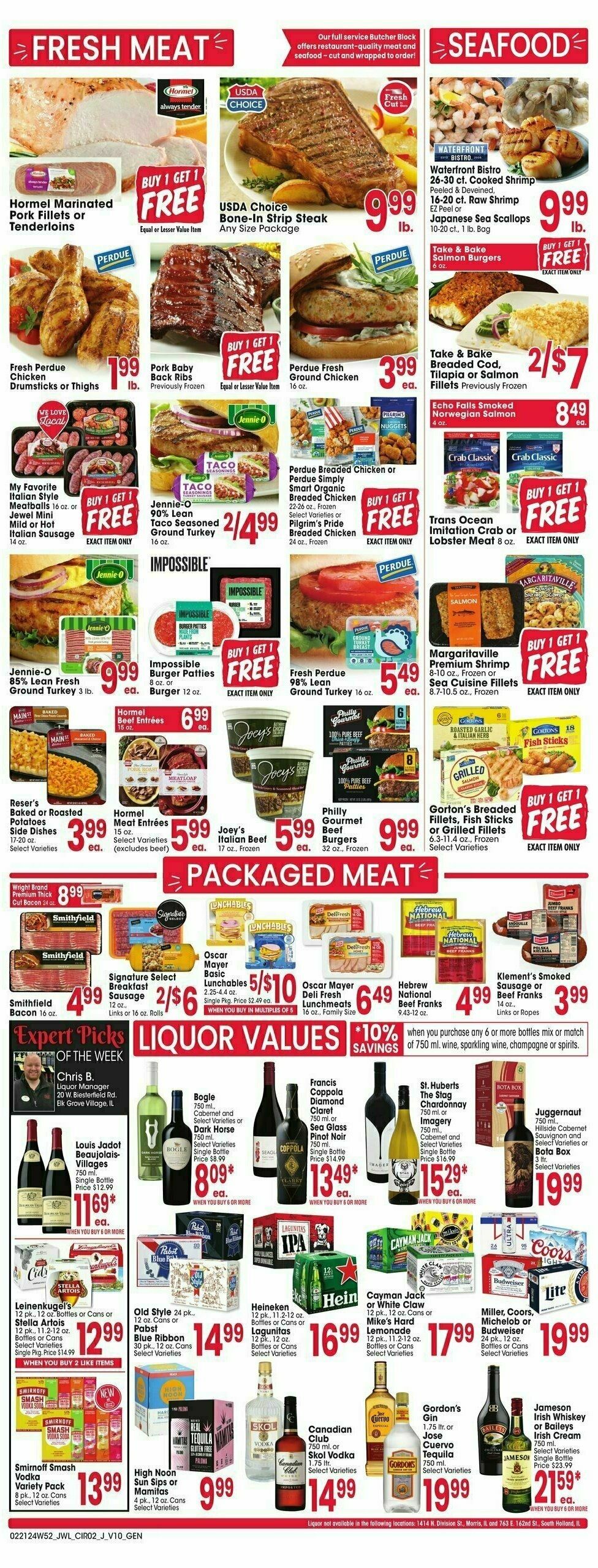 Jewel Osco Weekly Ad from February 21