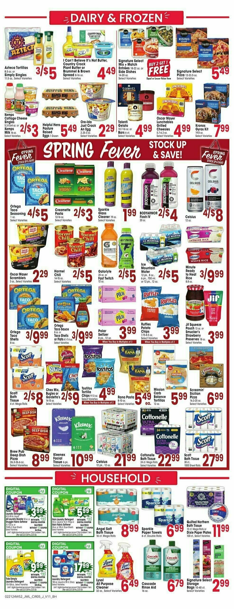 Jewel Osco Weekly Ad from February 21