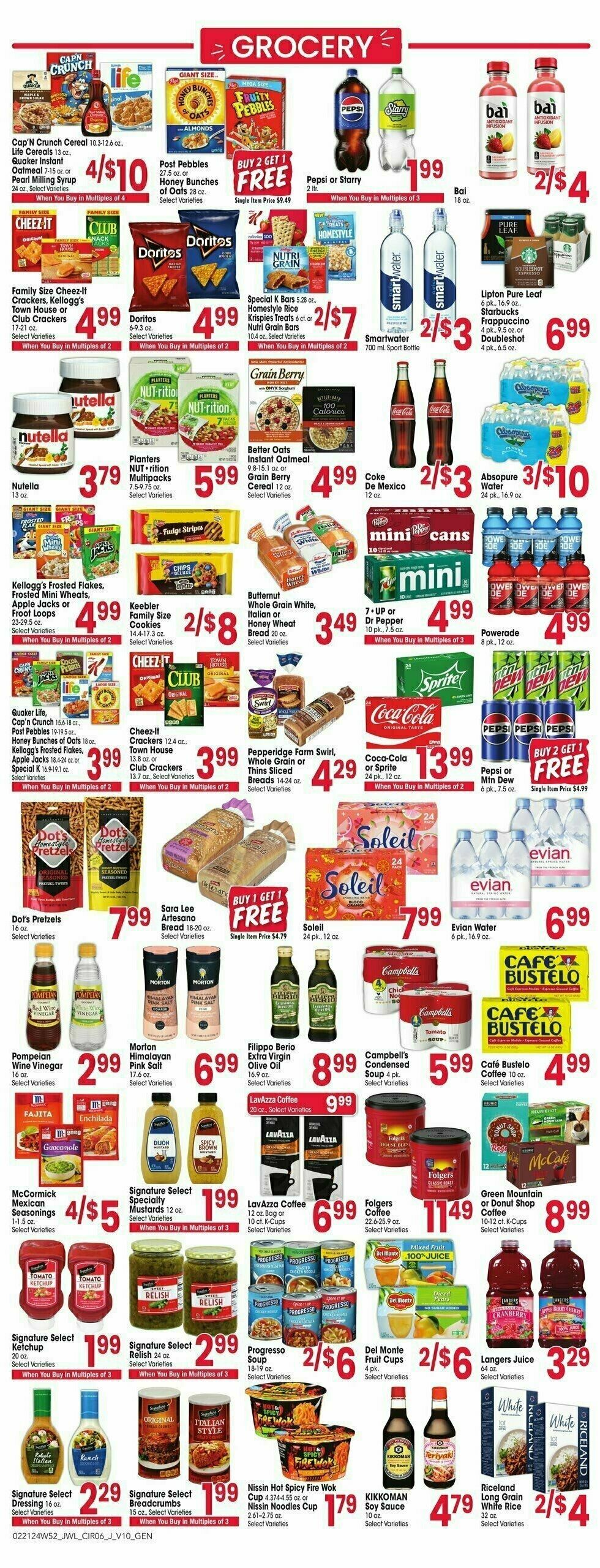 Jewel Osco Weekly Ad from February 21