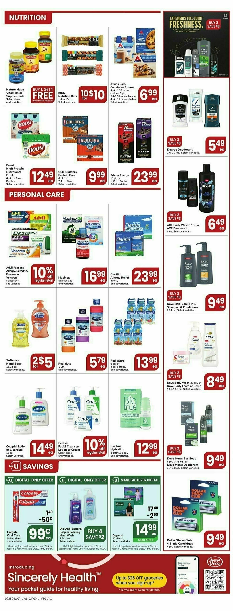 Jewel Osco Weekly Ad from February 28