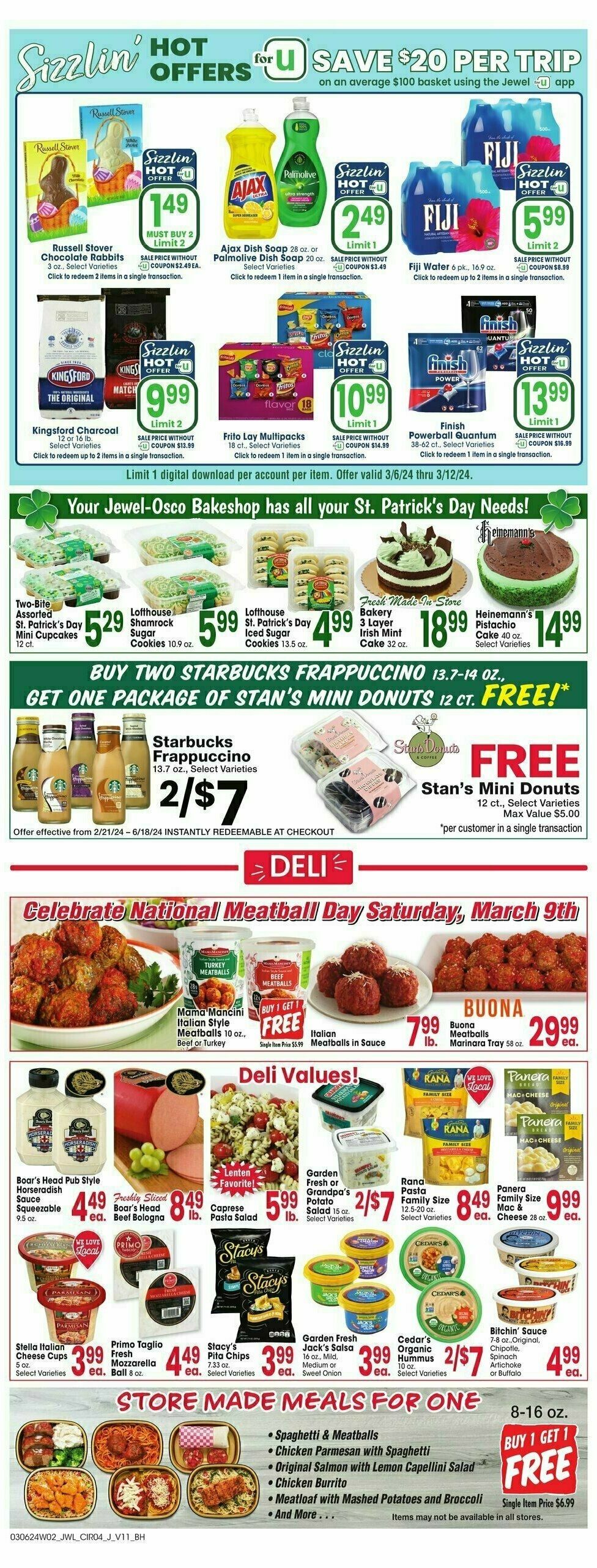 Jewel Osco Weekly Ad from March 6