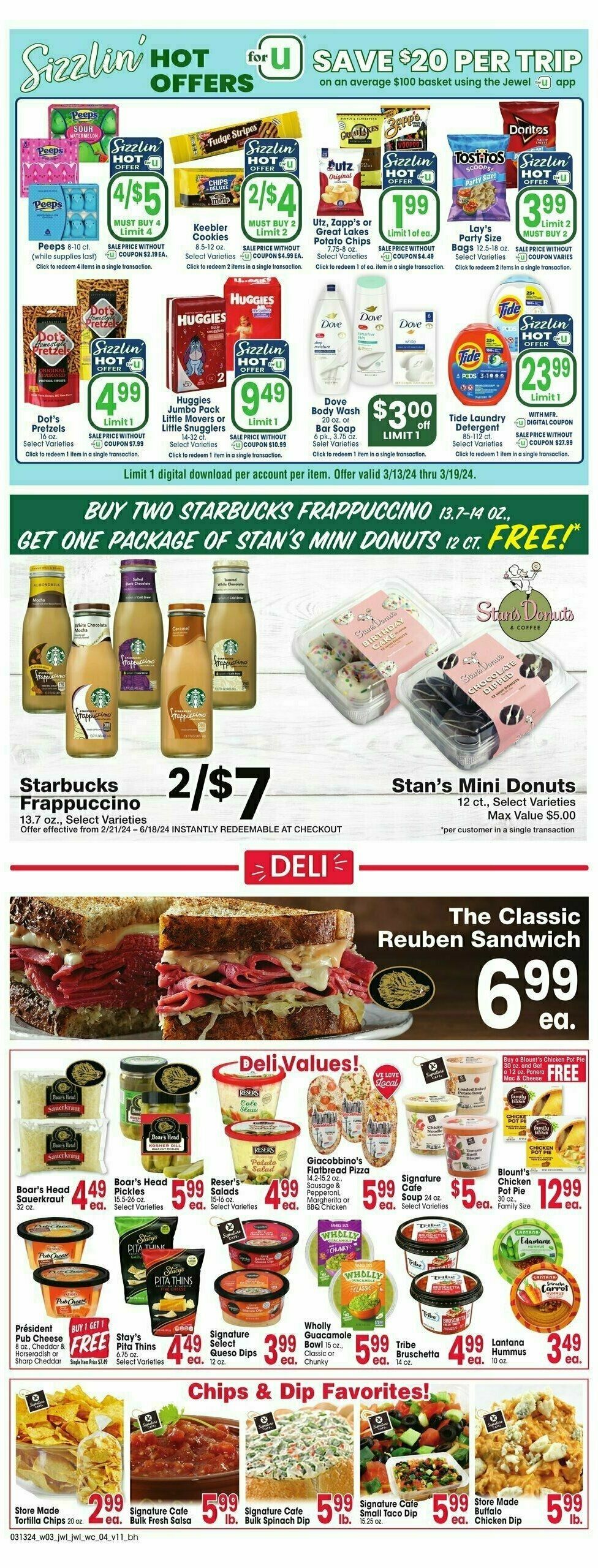 Jewel Osco Weekly Ad from March 13