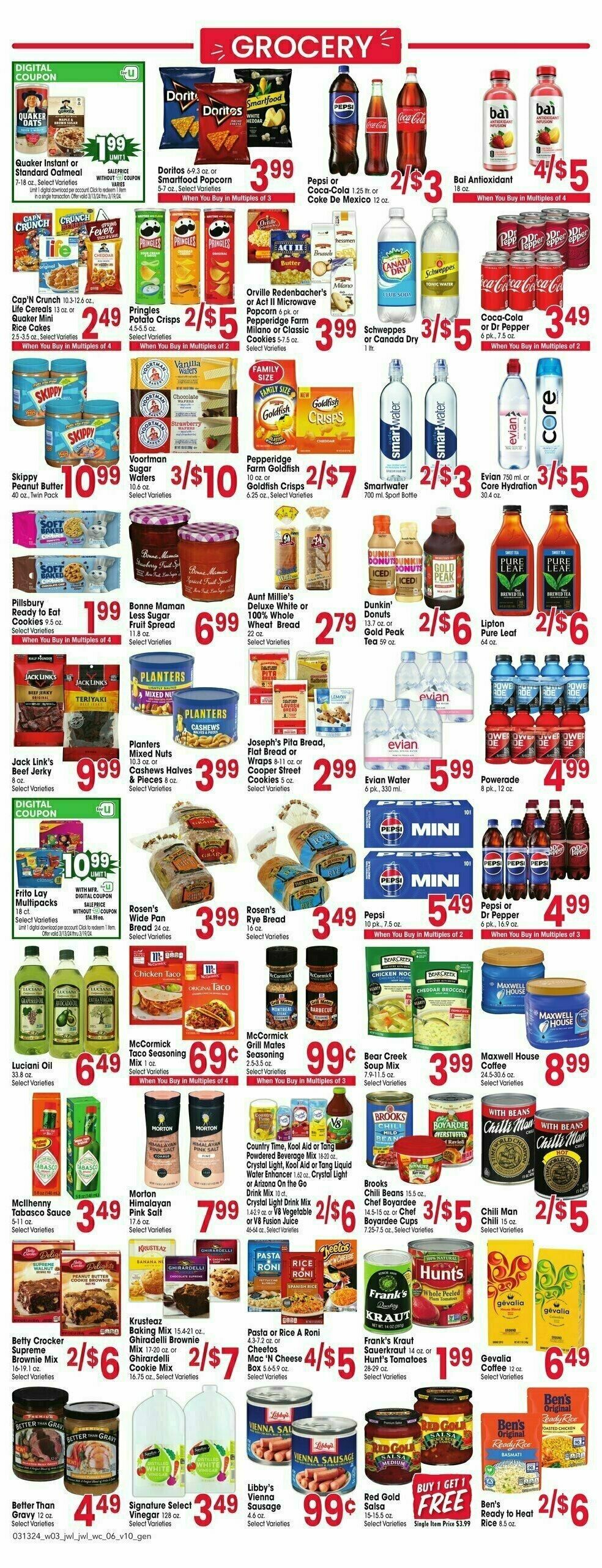 Jewel Osco Weekly Ad from March 13