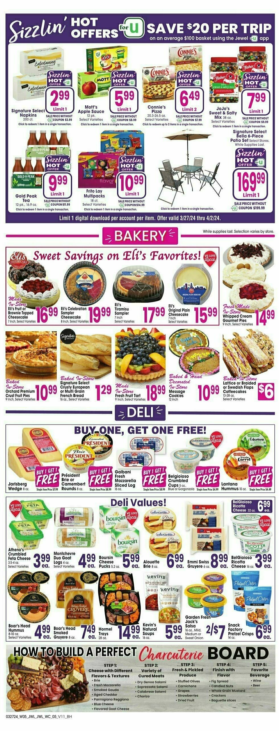 Jewel Osco Weekly Ad from March 27