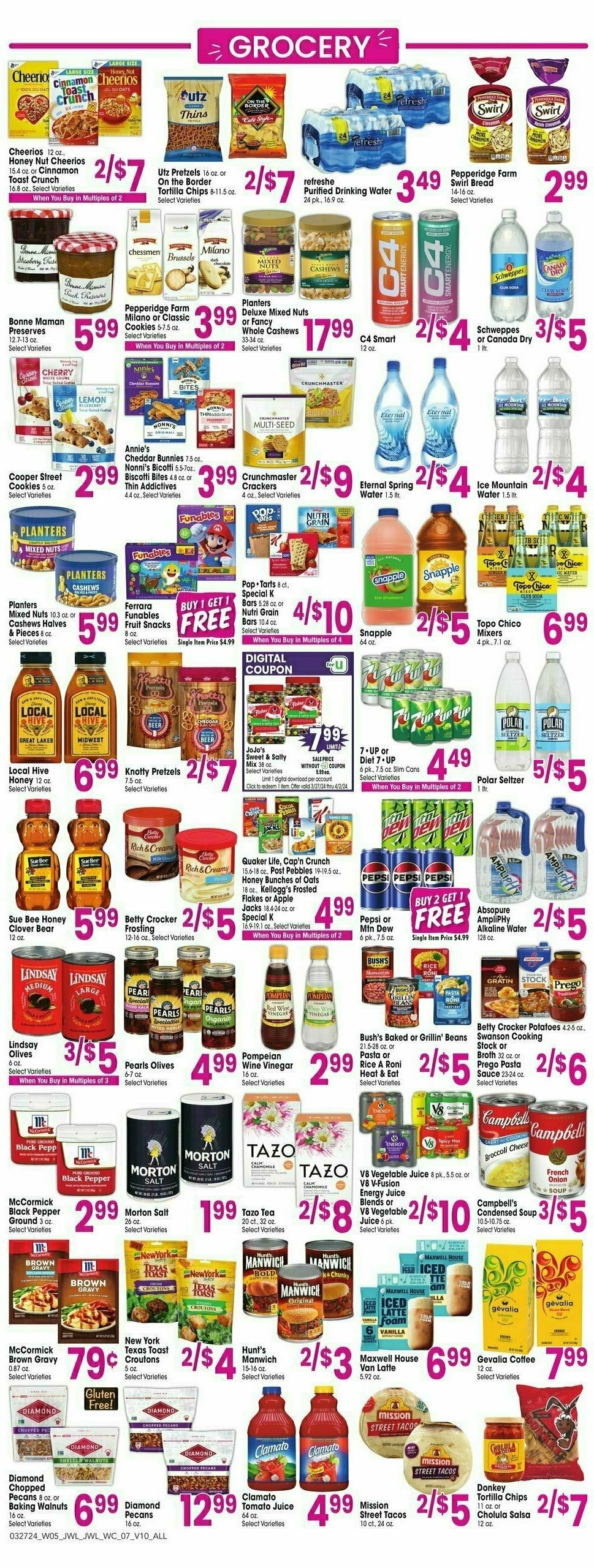 Jewel Osco Weekly Ad from March 27