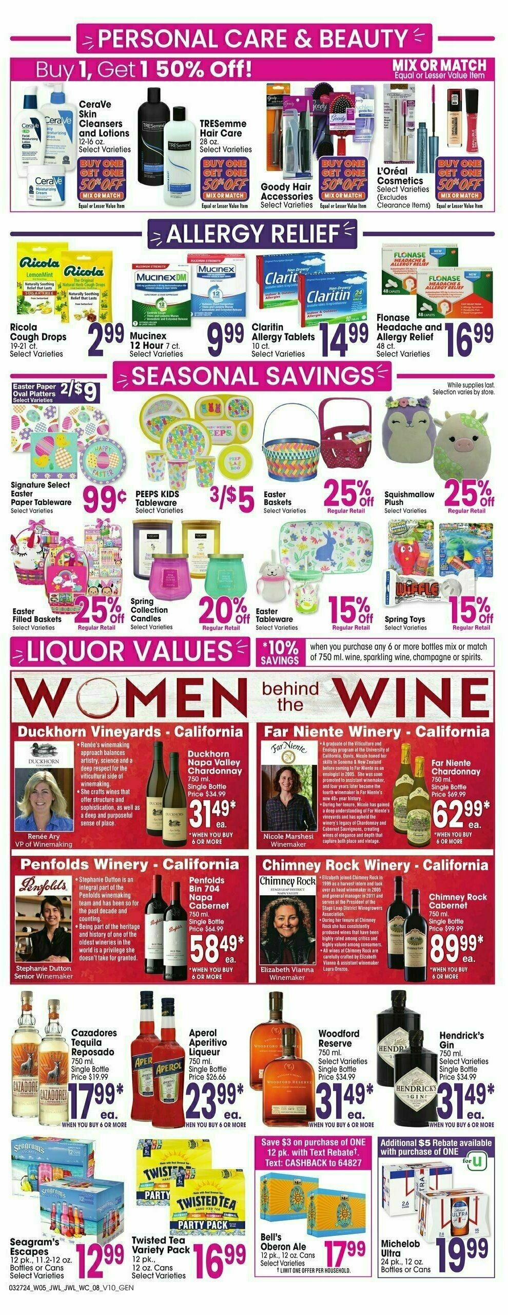 Jewel Osco Weekly Ad from March 27