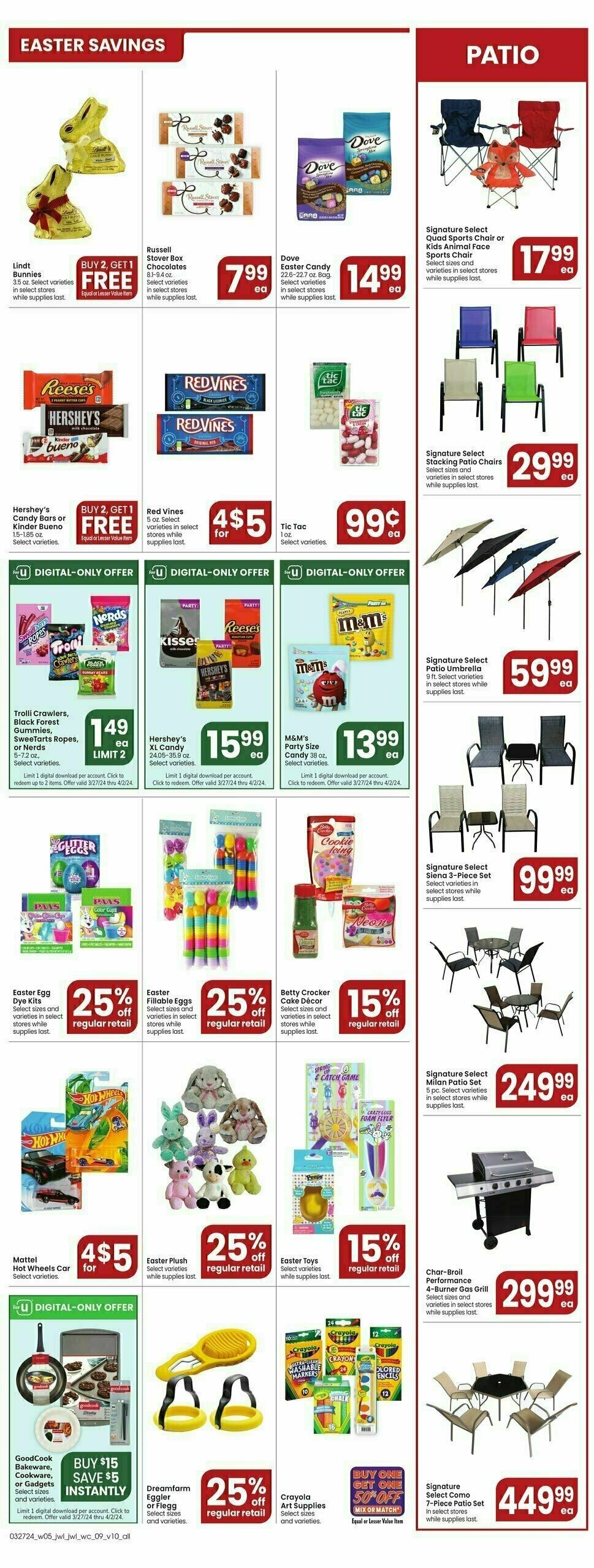 Jewel Osco Weekly Ad from March 27