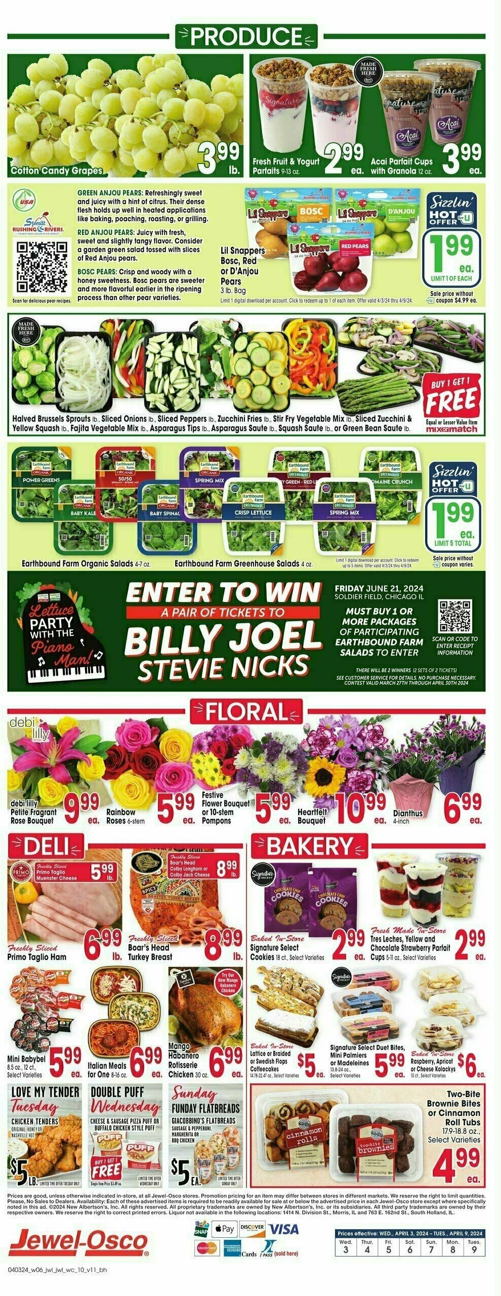 Jewel Osco Weekly Ad from April 3