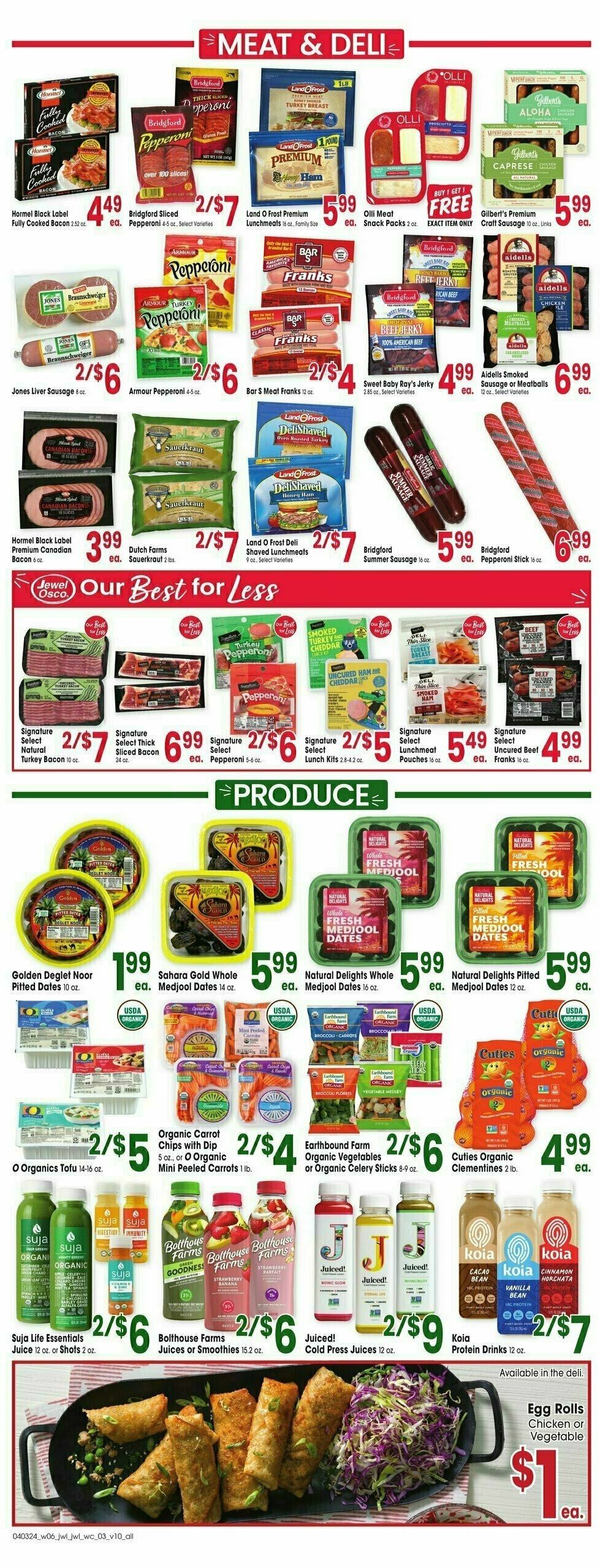 Jewel Osco Weekly Ad from April 3