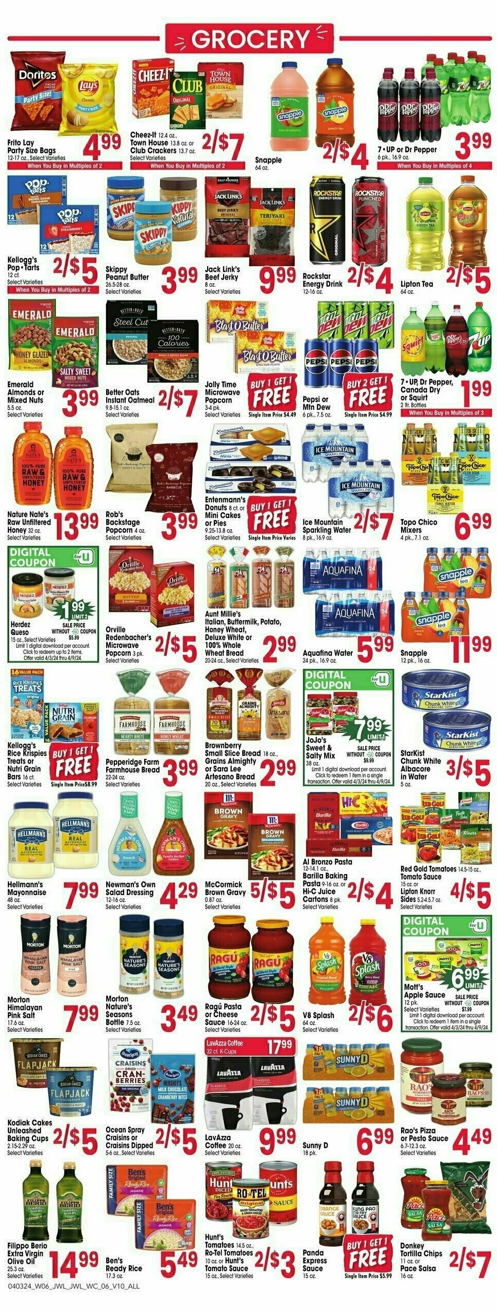 Jewel Osco Weekly Ad from April 3