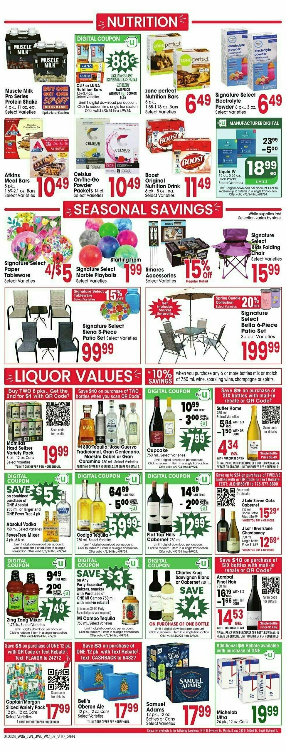 Jewel Osco Weekly Ad from April 3