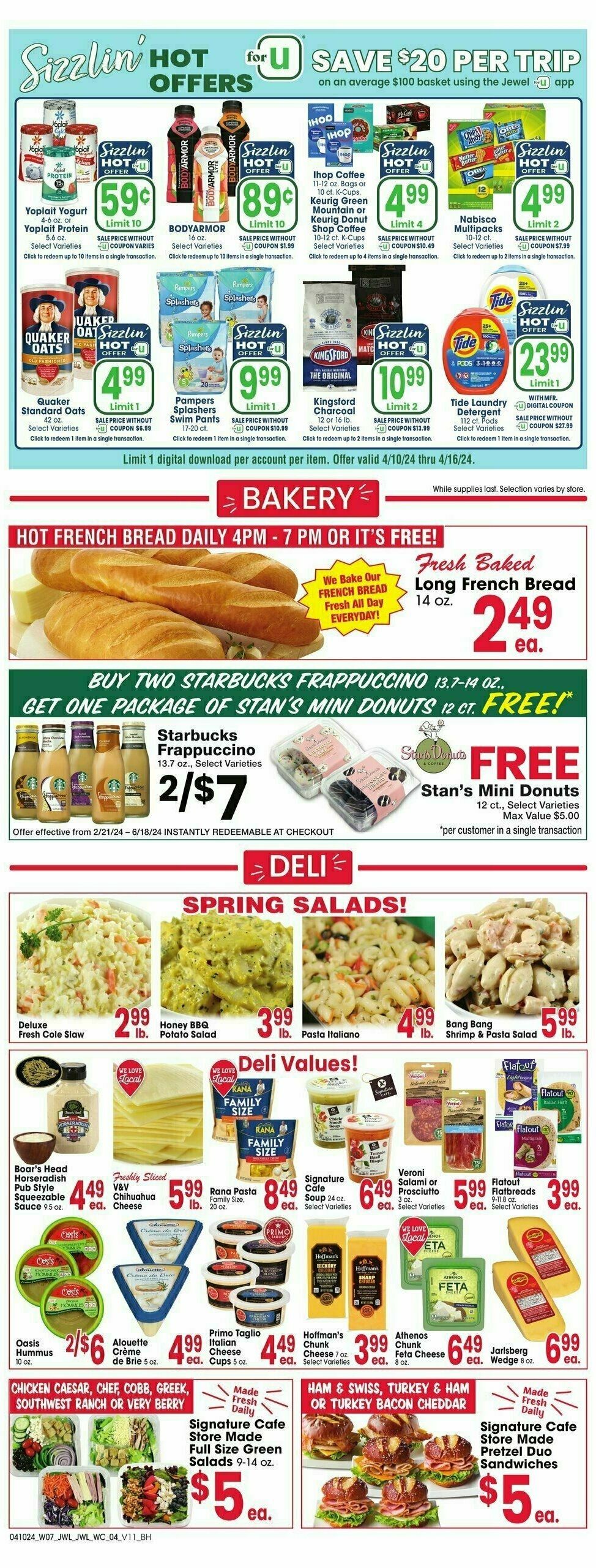 Jewel Osco Weekly Ad from April 10