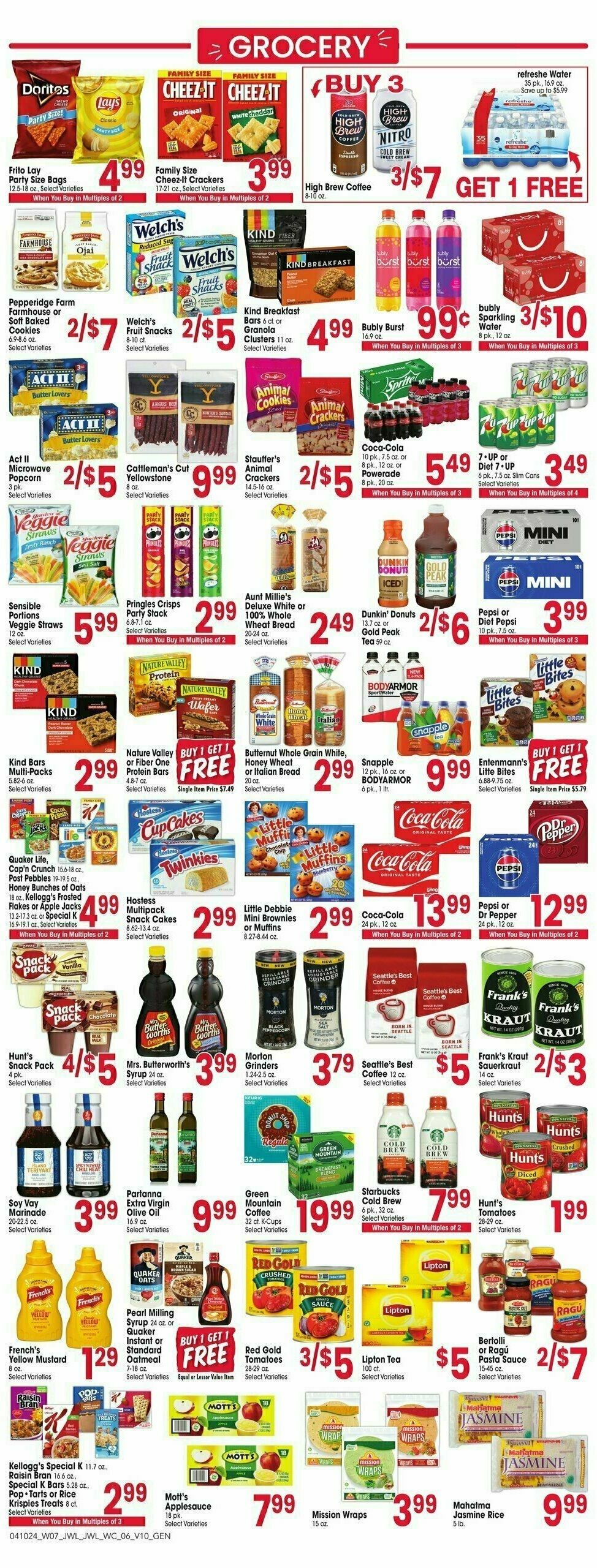 Jewel Osco Weekly Ad from April 10