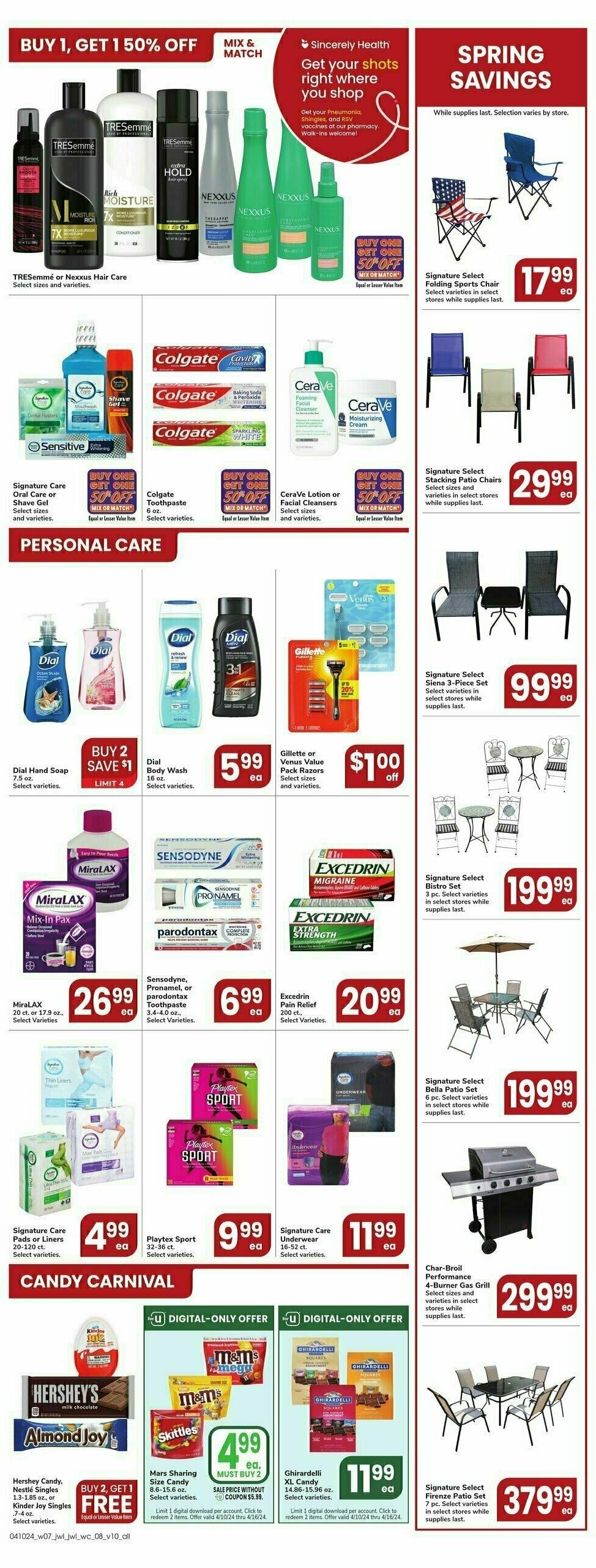 Jewel Osco Weekly Ad from April 10