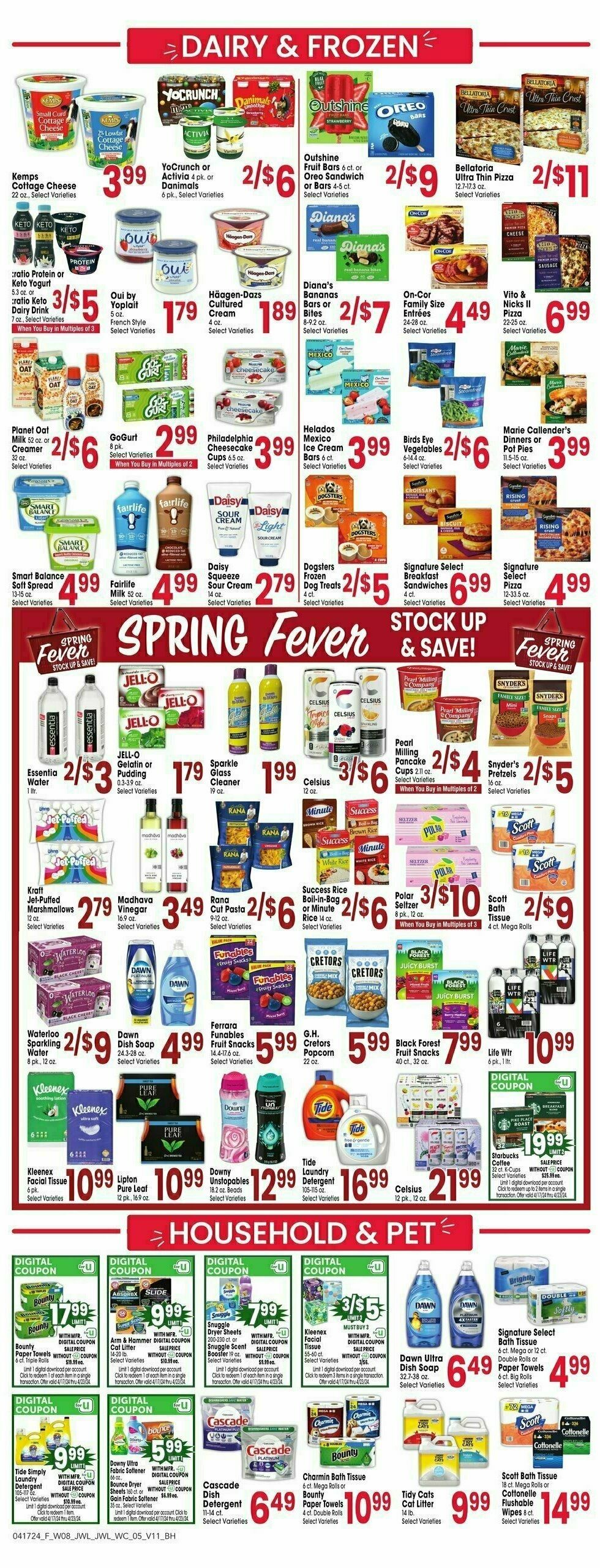 Jewel Osco Weekly Ad from April 17