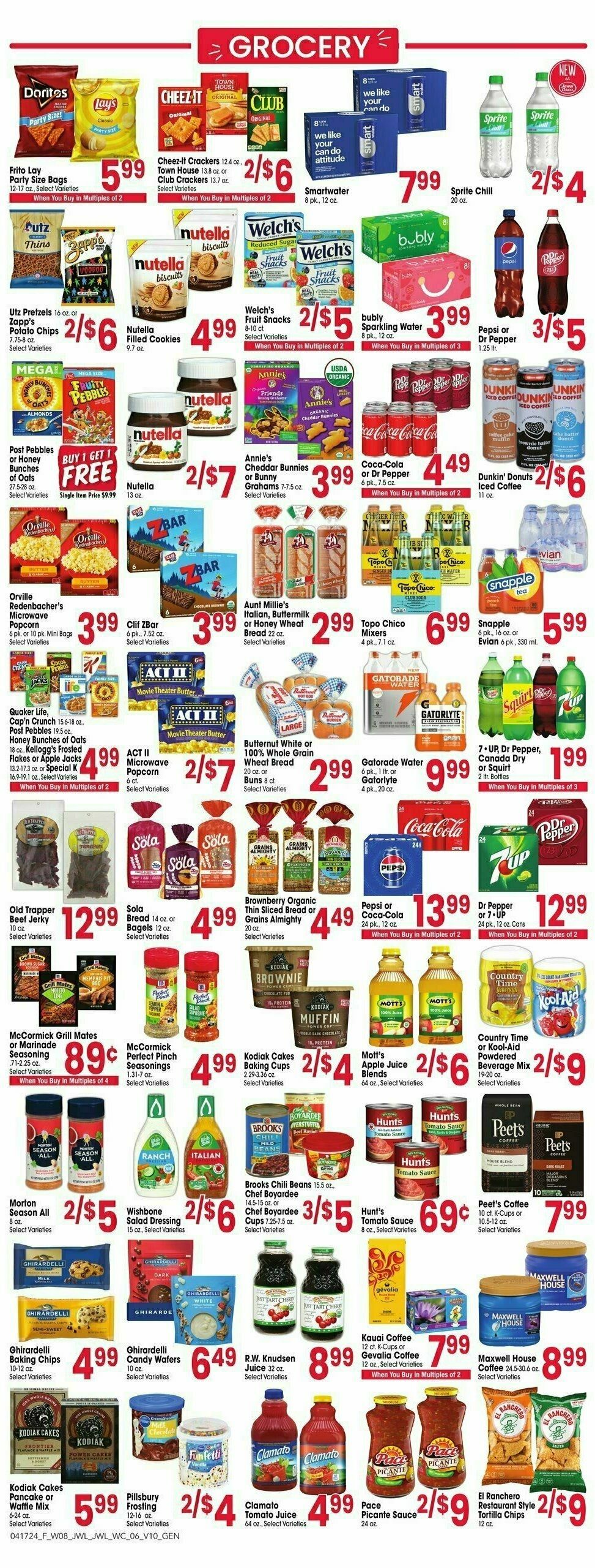 Jewel Osco Weekly Ad from April 17